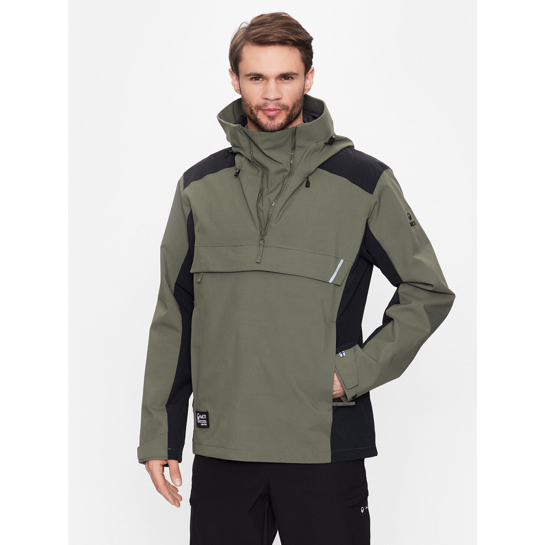 Halti Анорак Hiker 064-0548 Зелен Regular Fit - Pepit.bg