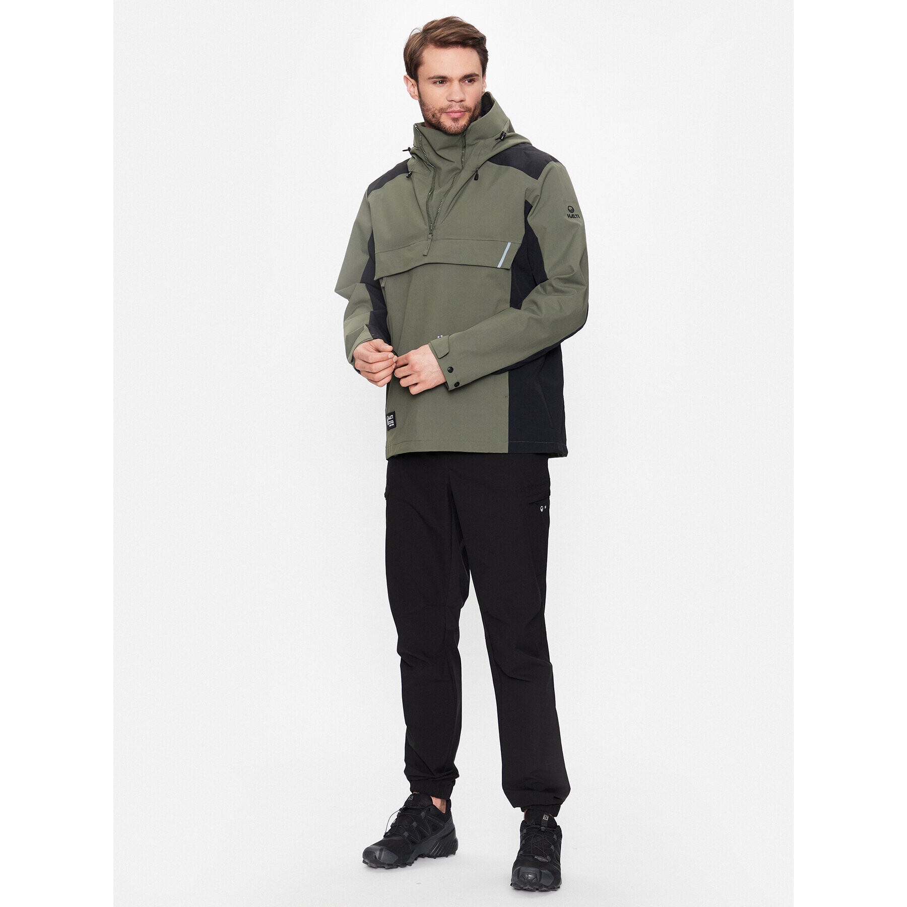 Halti Анорак Hiker 064-0548 Зелен Regular Fit - Pepit.bg