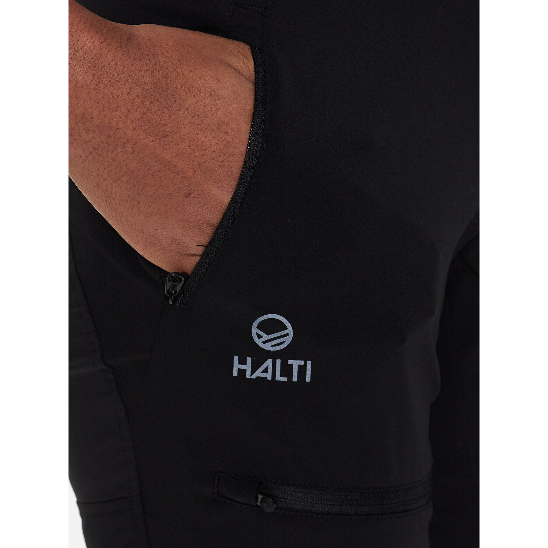 Halti Outdoor панталони Pallas 064-0382 Черен Regular Fit - Pepit.bg