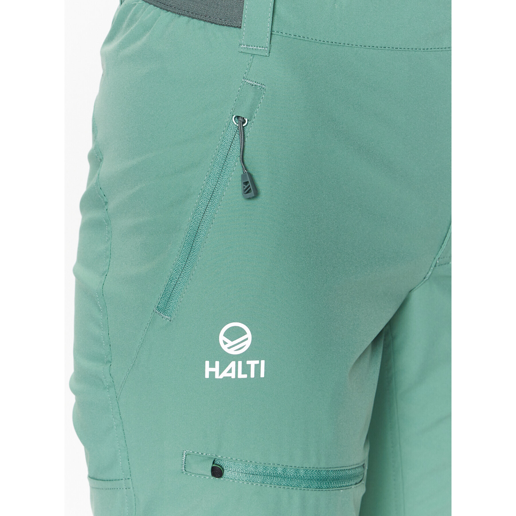 Halti Outdoor панталони Pallas 064-0382 Зелен Regular Fit - Pepit.bg