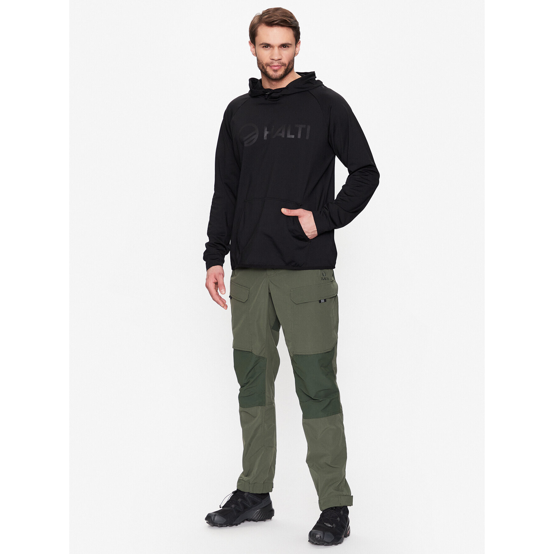Halti Суитшърт Dynamic 088-0134 Черен Regular Fit - Pepit.bg