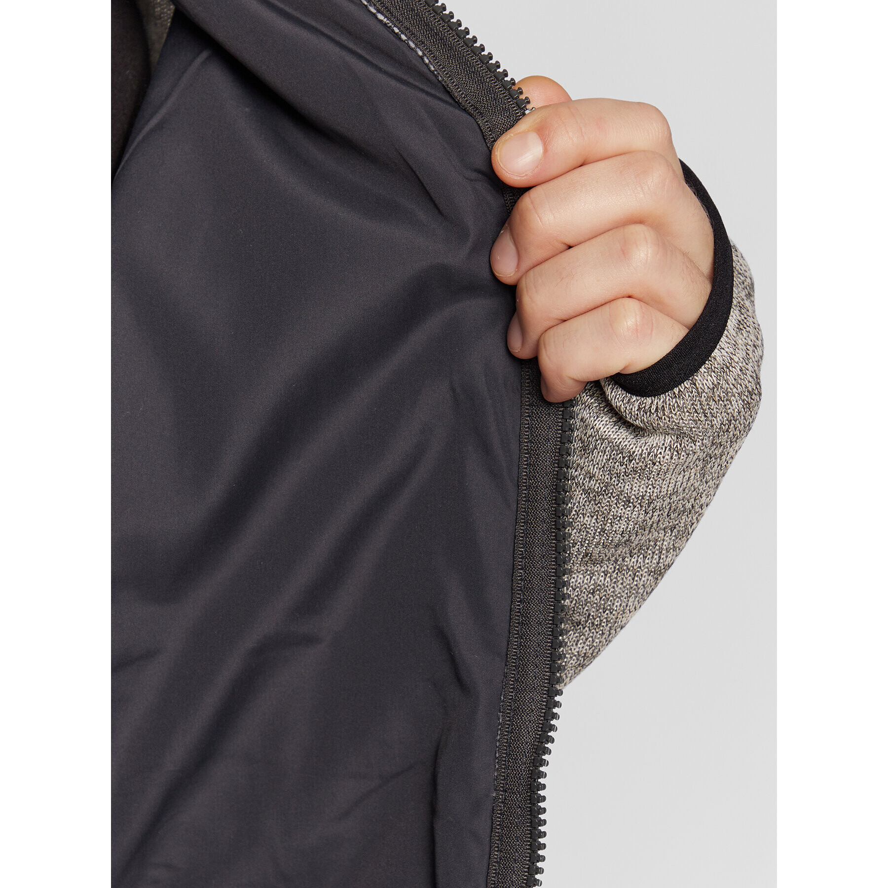 Halti Суитшърт Streams M Hybrid 088-0137 Сив Regular Fit - Pepit.bg
