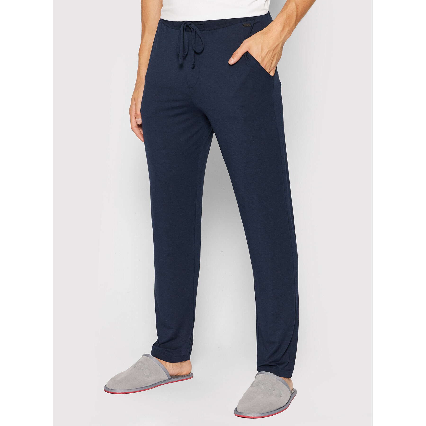 Hanro Долнище на пижама 5040 Тъмносин Regular Fit - Pepit.bg