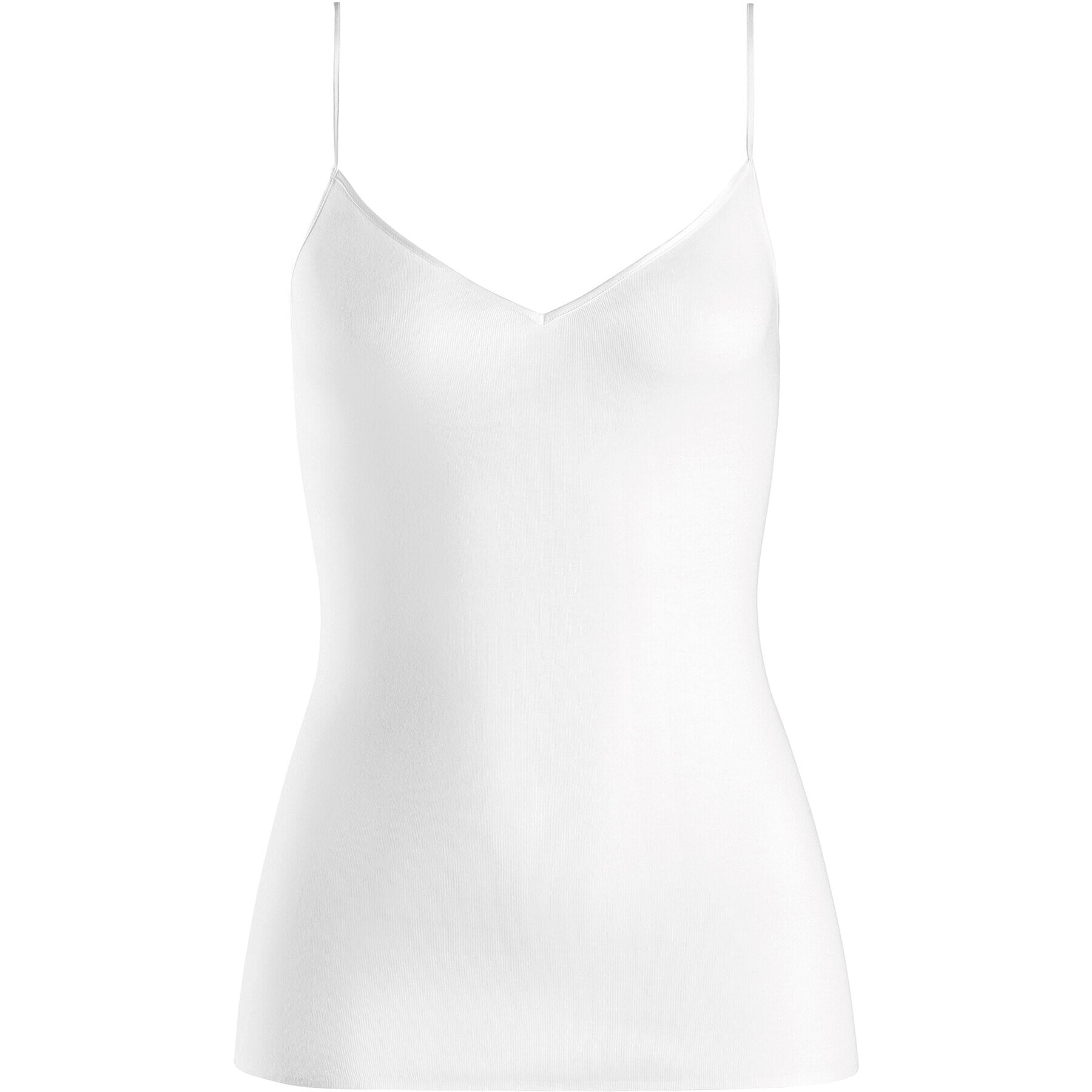 Hanro Потник Cotton Seamless 1601 Бял Slim Fit - Pepit.bg