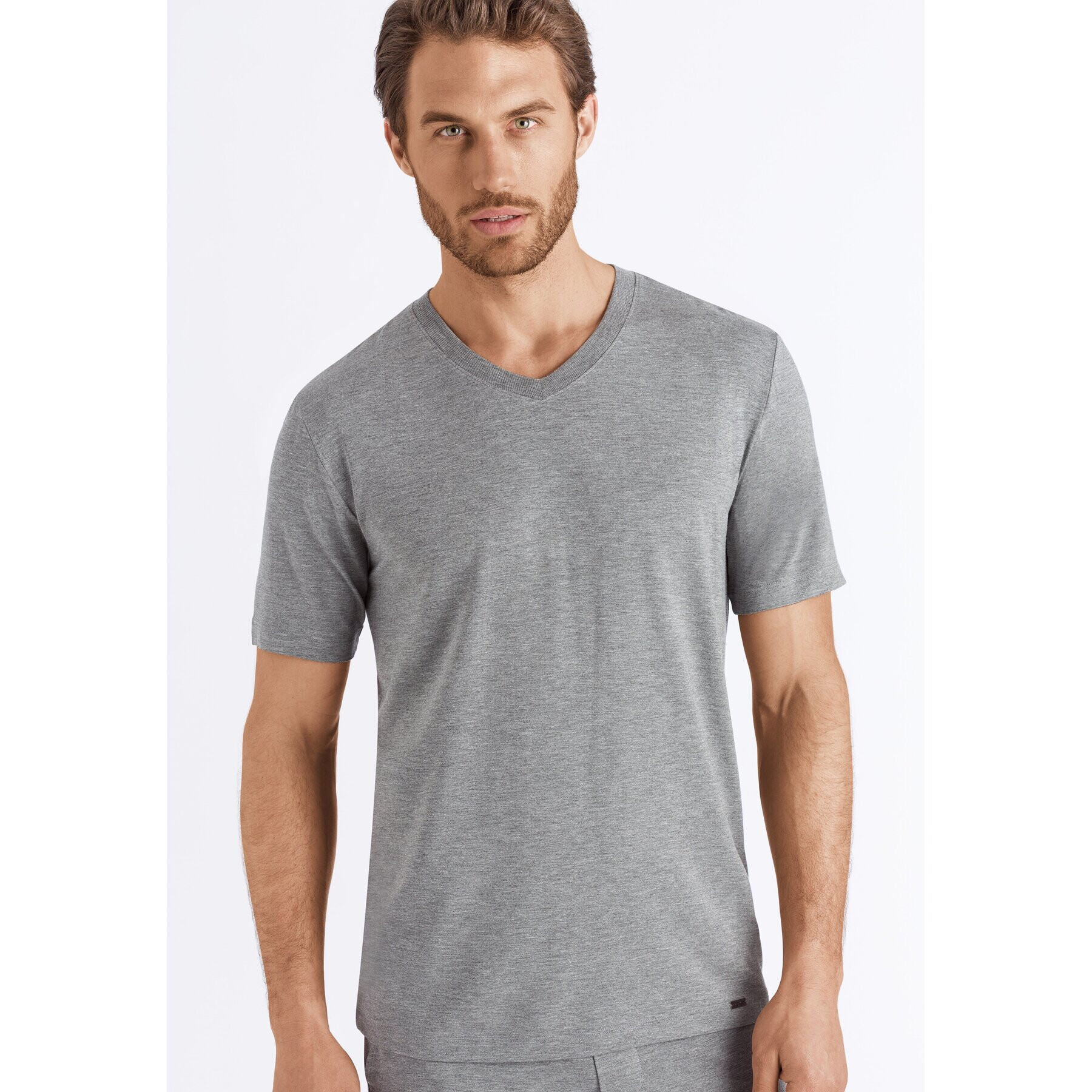 Hanro Тишърт Casuals 5035 Сив Regular Fit - Pepit.bg