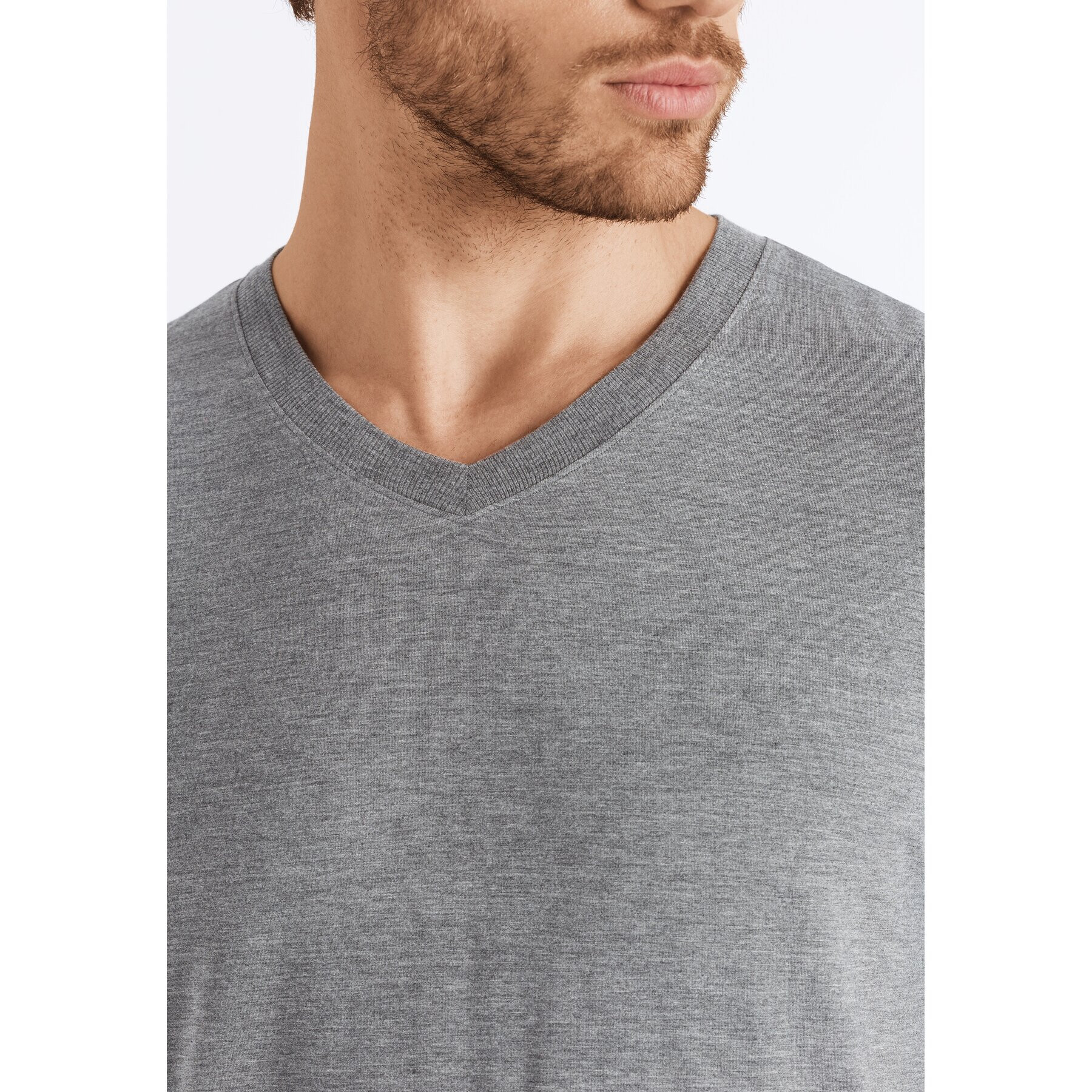 Hanro Тишърт Casuals 5035 Сив Regular Fit - Pepit.bg