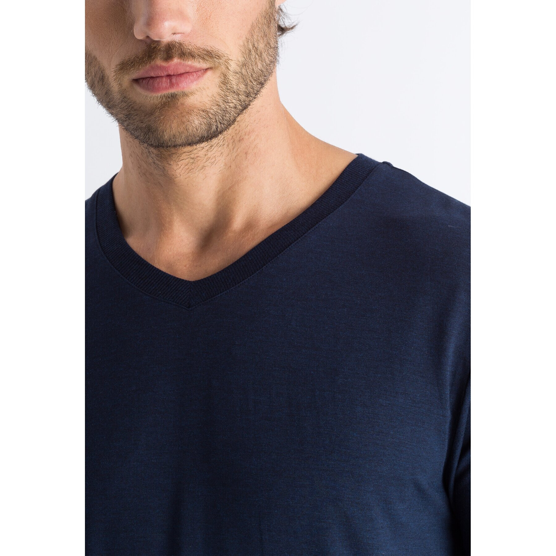 Hanro Тишърт Casuals 5035 Тъмносин Regular Fit - Pepit.bg