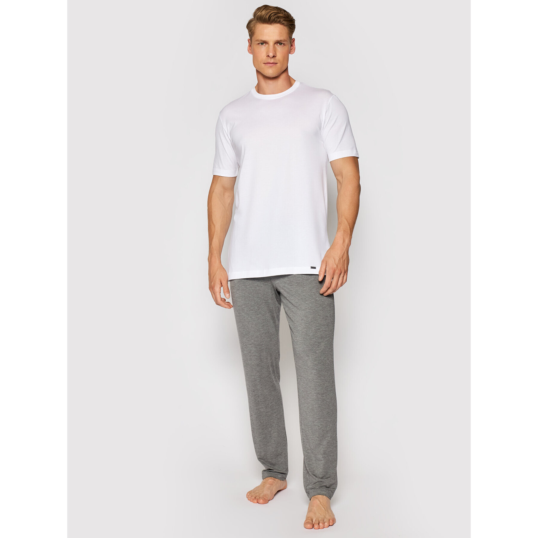 Hanro Тишърт Night & Day 5430 Бял Regular Fit - Pepit.bg