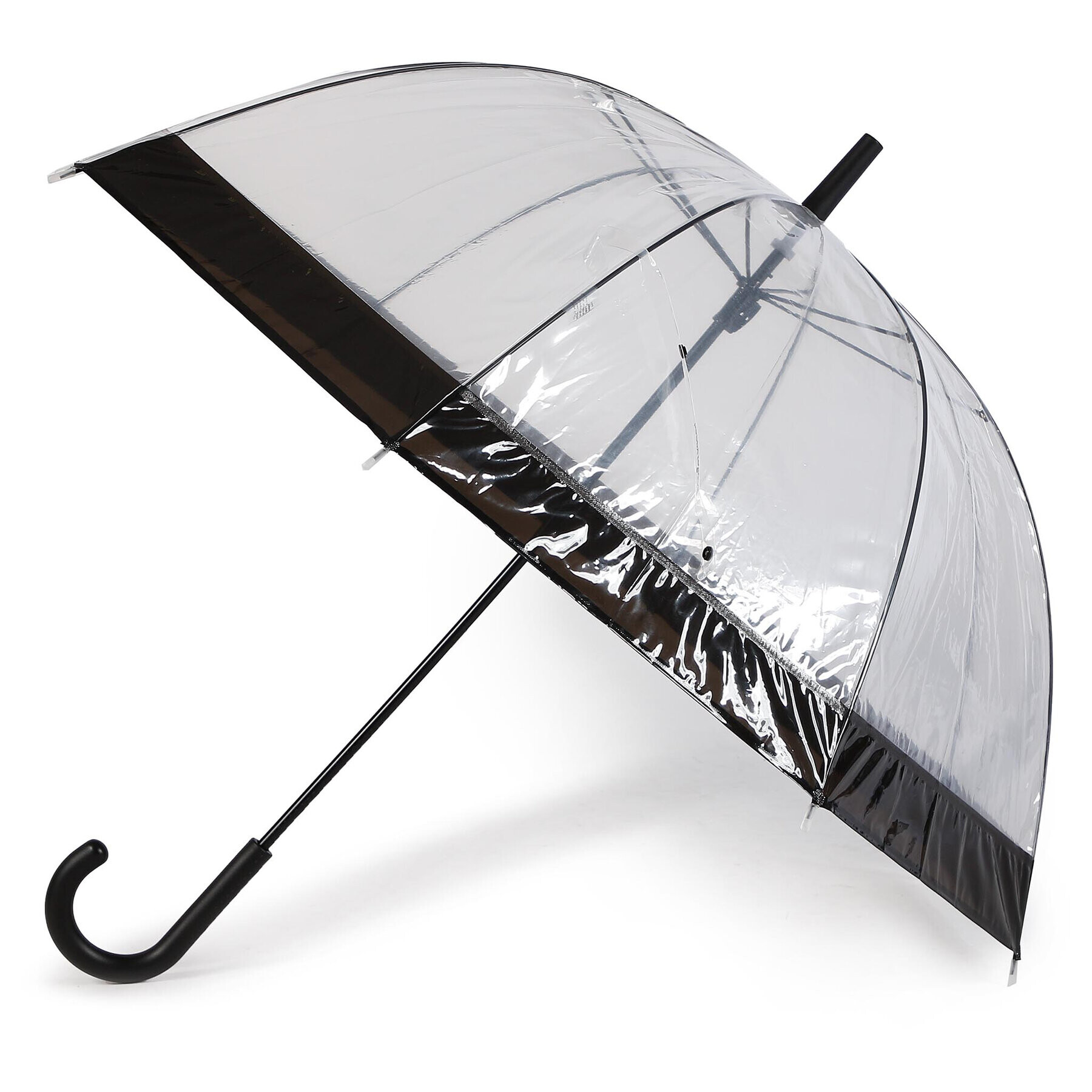 Happy Rain Чадър Long Domeshape 40973 Черен - Pepit.bg