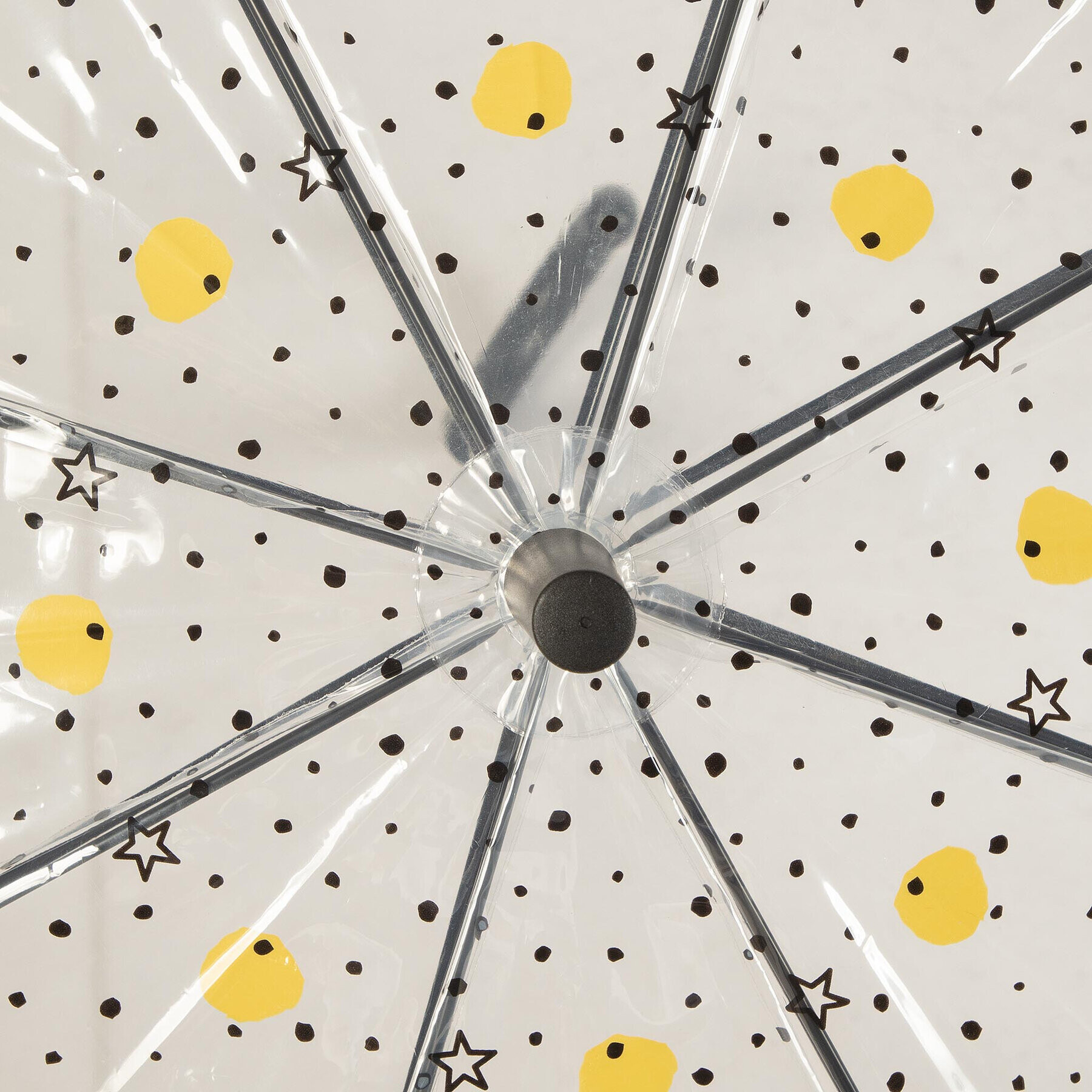Happy Rain Чадър Long Domeshape 40984 Бял - Pepit.bg