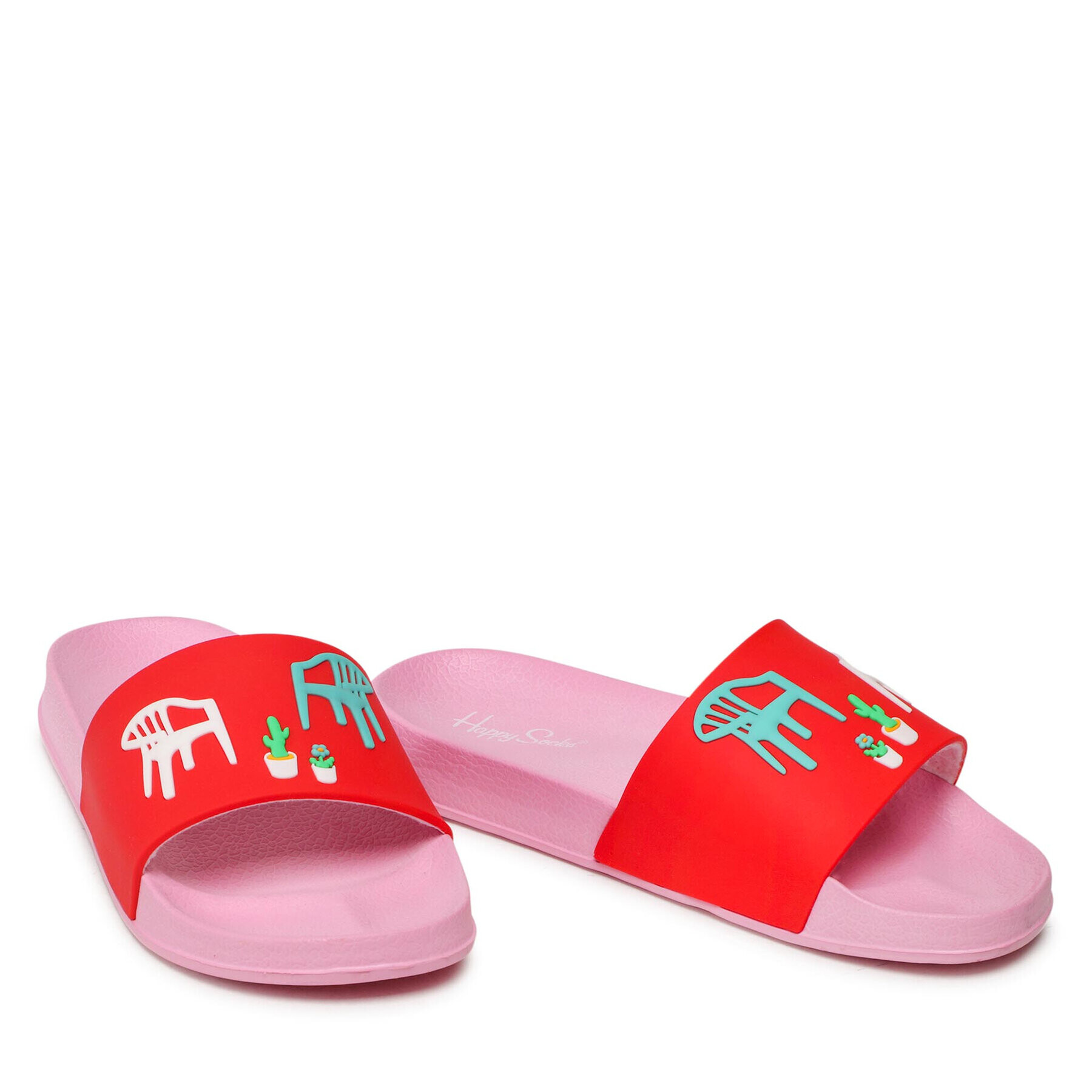 Happy Socks Чехли BAL114-3300 Червен - Pepit.bg