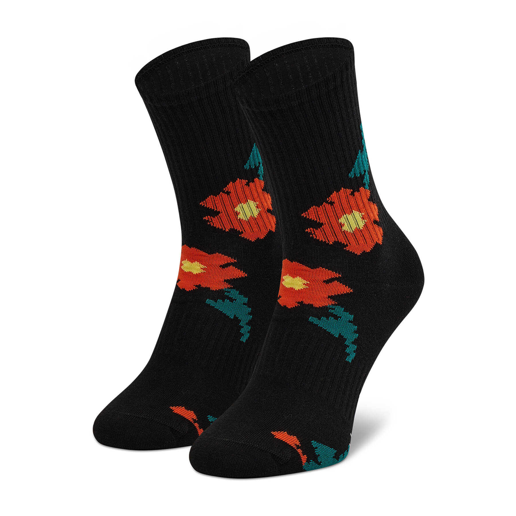 Happy Socks Чорапи дълги дамски ATPIF14-9300 Черен - Pepit.bg