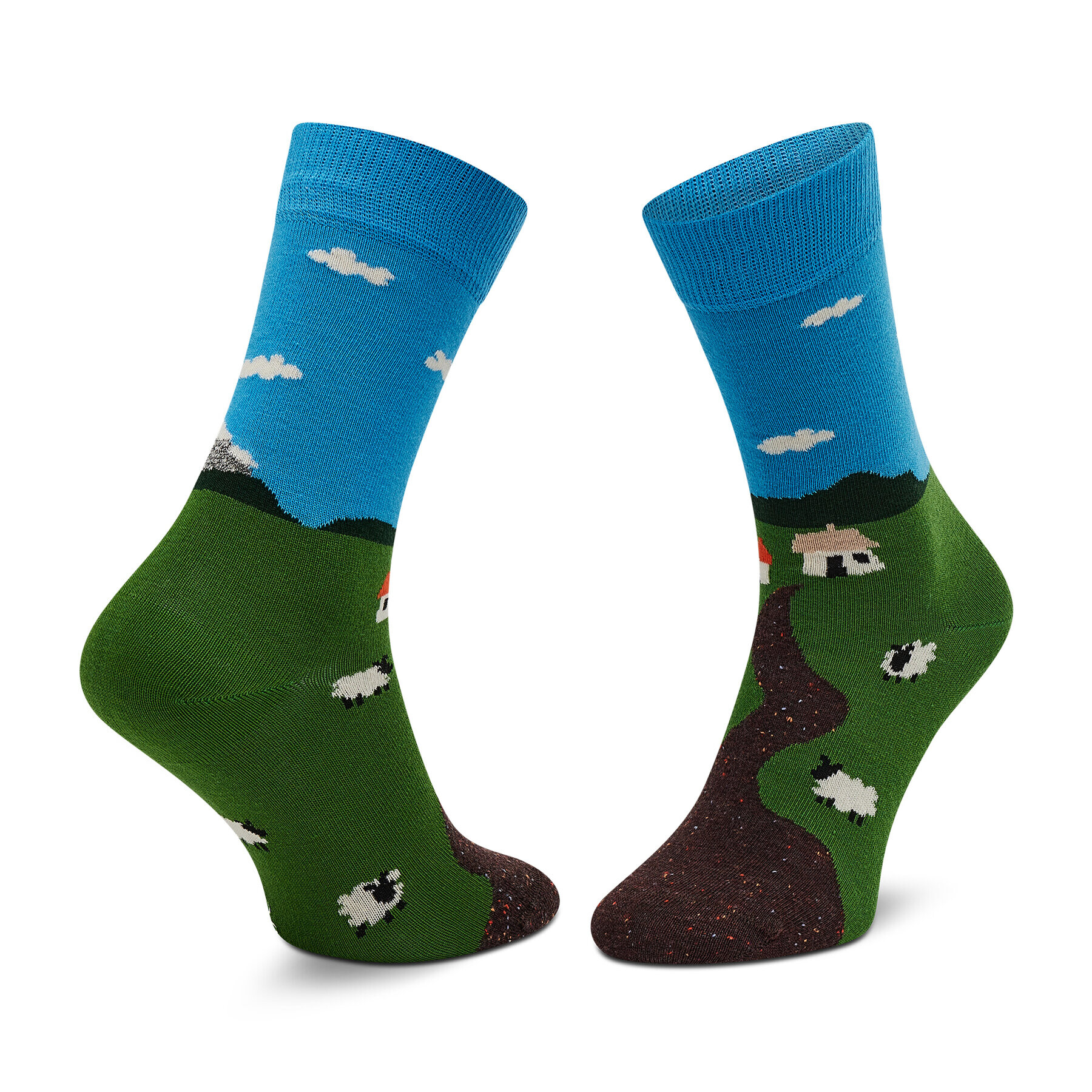 Happy Socks Чорапи дълги дамски LHS01-6000 Цветен - Pepit.bg