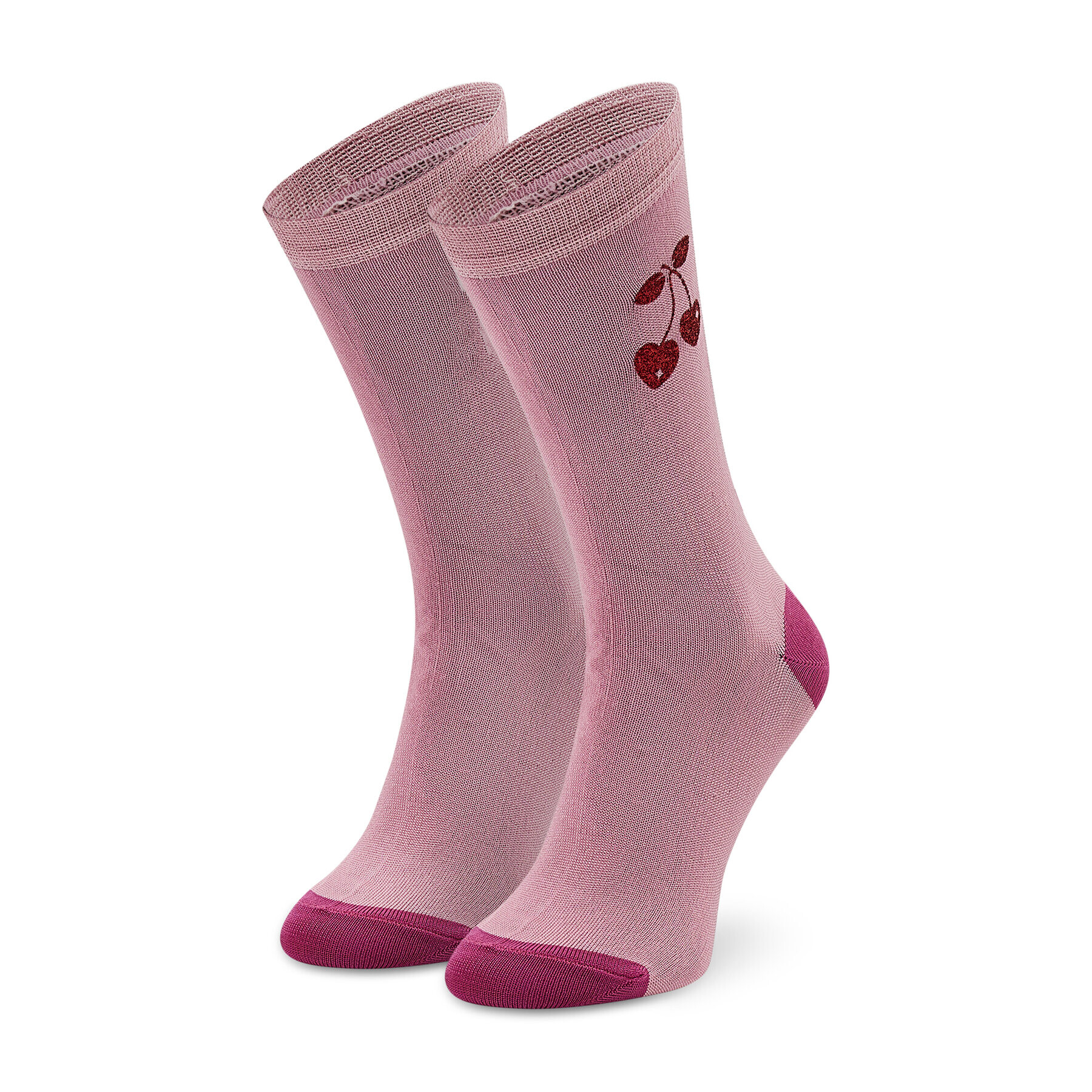 Happy Socks Чорапи дълги дамски SISCAR01-3000 Розов - Pepit.bg
