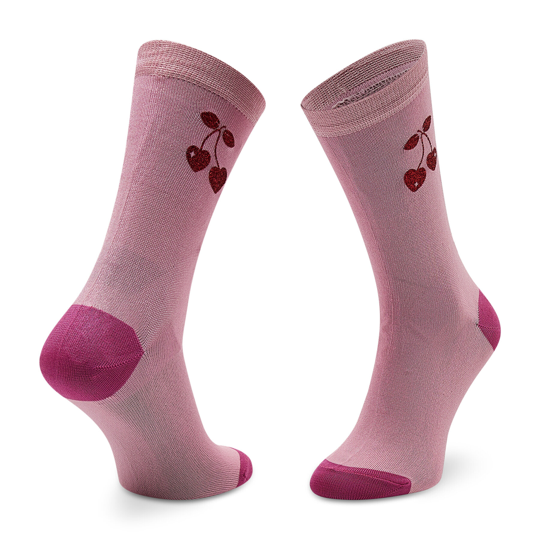 Happy Socks Чорапи дълги дамски SISCAR01-3000 Розов - Pepit.bg