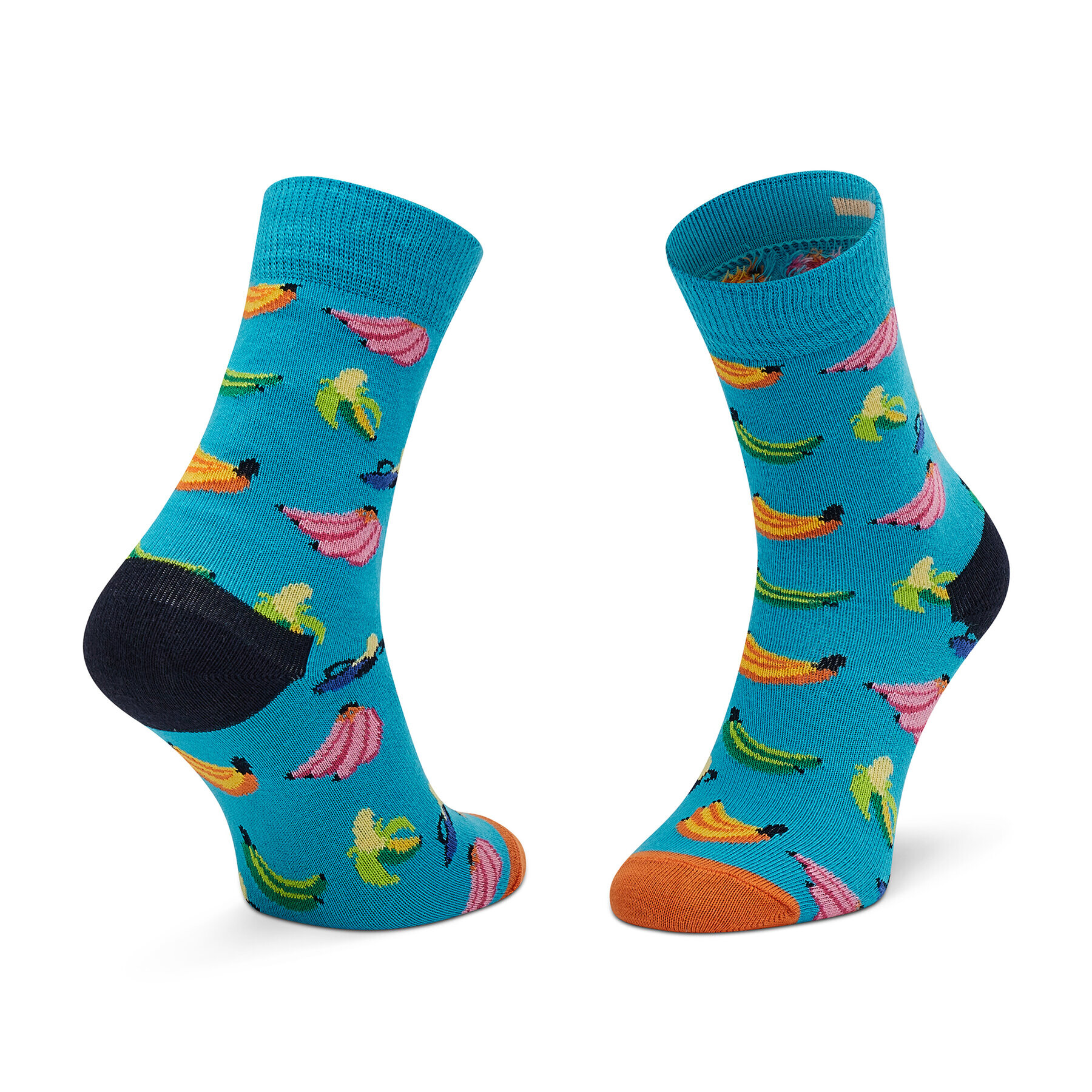 Happy Socks Чорапи дълги детски KBAN01-6700 Син - Pepit.bg