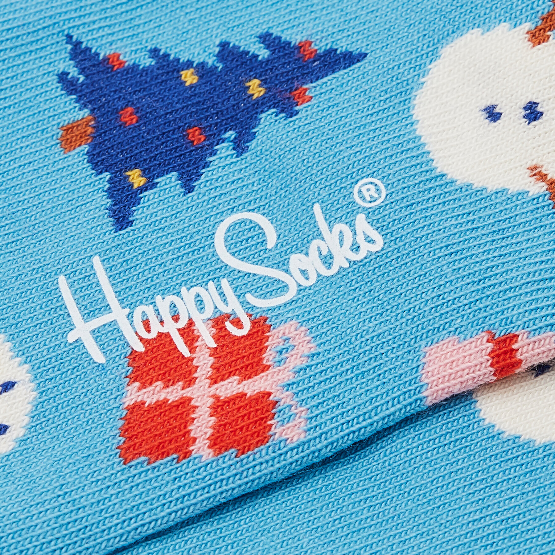 Happy Socks Чорапи дълги детски KBIO01-6300 Син - Pepit.bg