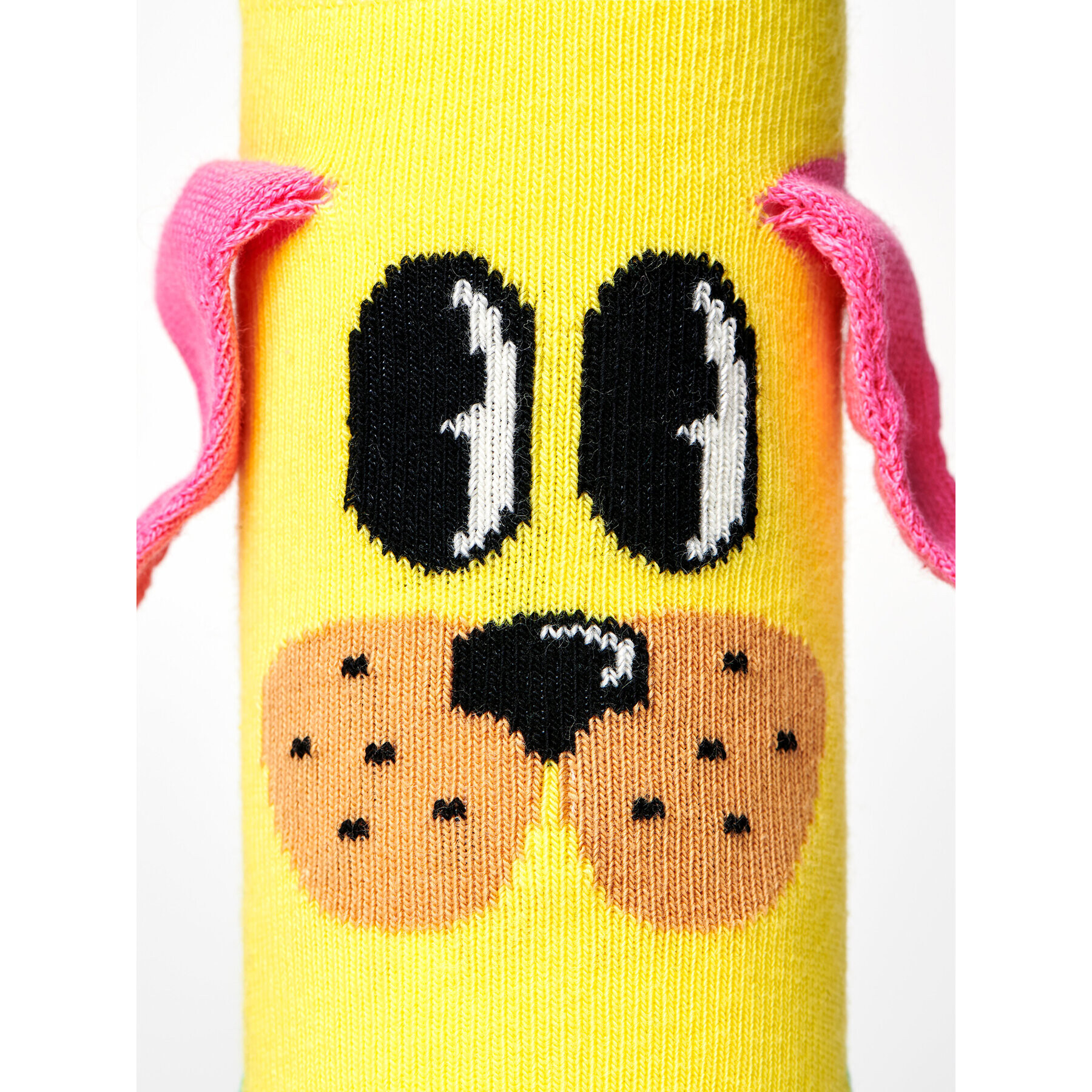 Happy Socks Чорапи дълги детски KDOG01-2200 Жълт - Pepit.bg