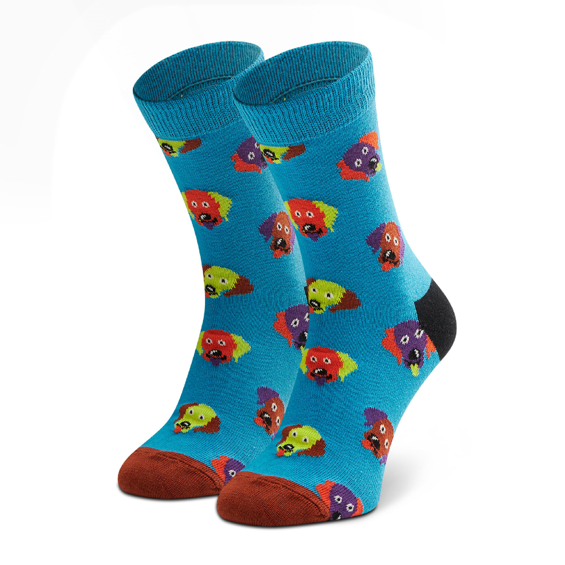 Happy Socks Чорапи дълги детски KDOG01-6300 Син - Pepit.bg