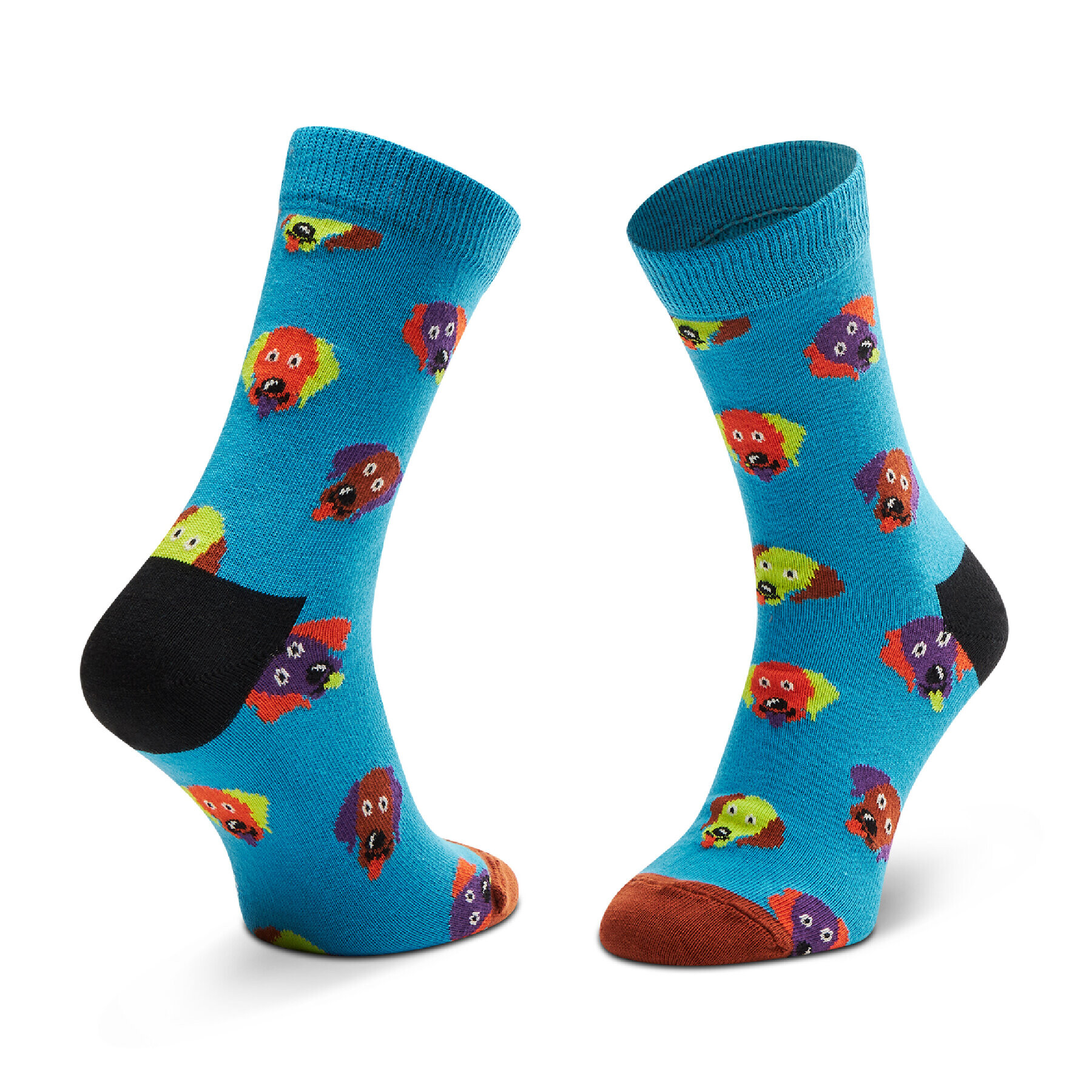 Happy Socks Чорапи дълги детски KDOG01-6300 Син - Pepit.bg