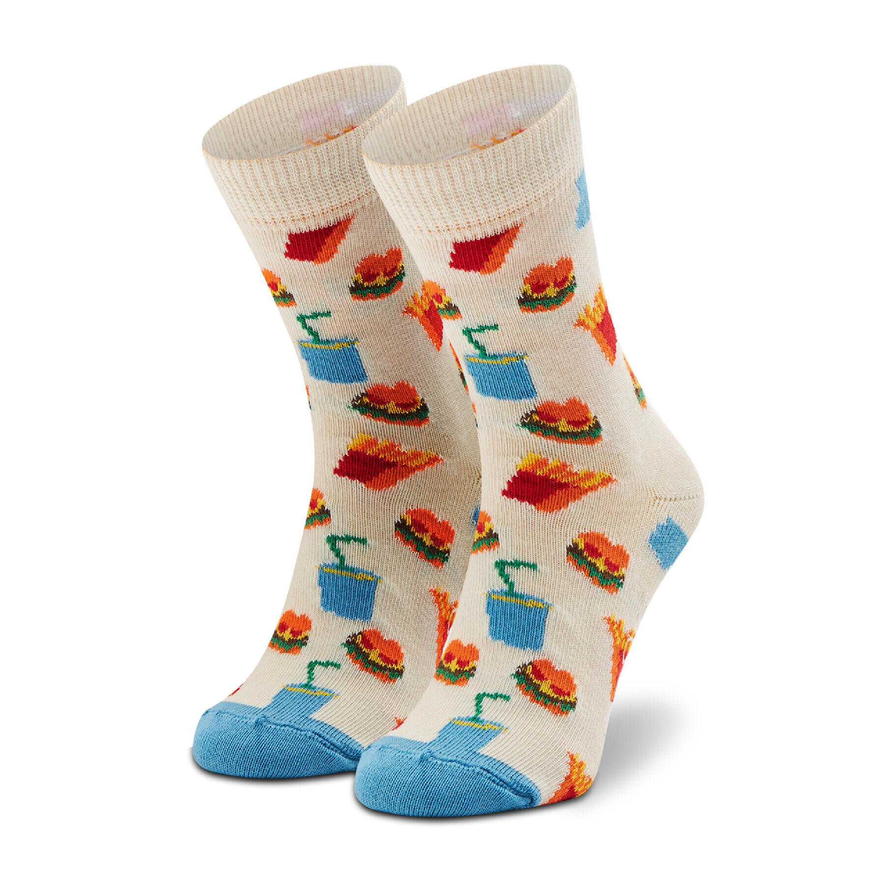 Happy Socks Чорапи дълги детски KHAM01-1300 Бял - Pepit.bg