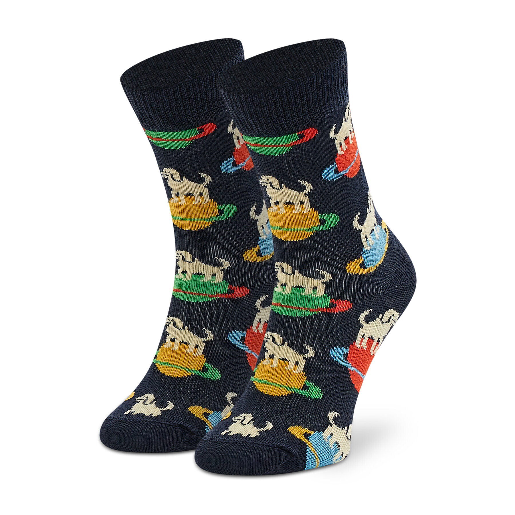Happy Socks Чорапи дълги детски KLAI01-6500 Тъмносин - Pepit.bg