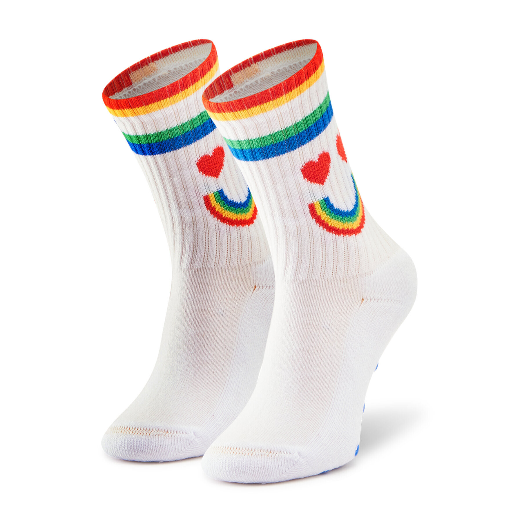 Happy Socks Чорапи дълги детски KRBS14-0100 Бял - Pepit.bg