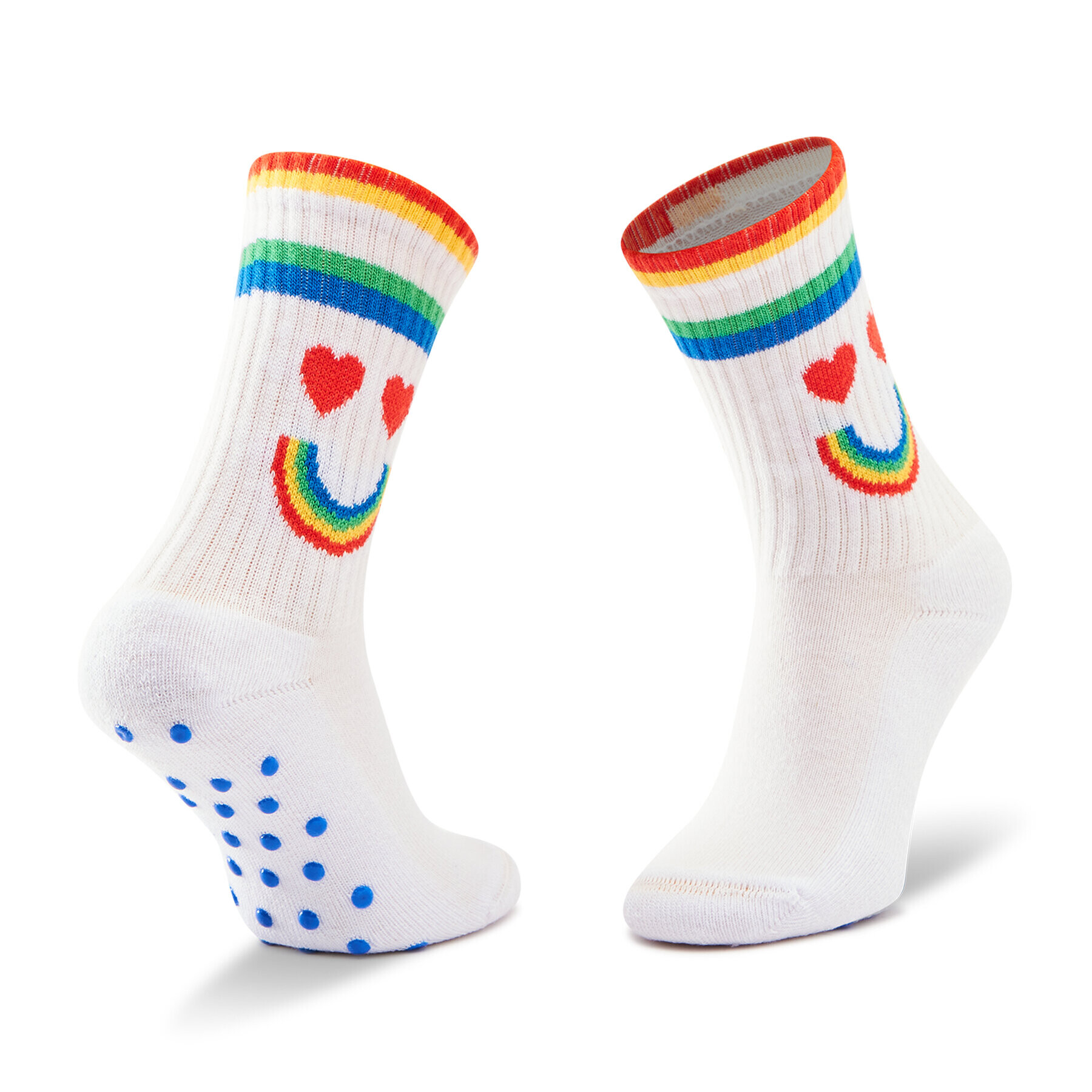 Happy Socks Чорапи дълги детски KRBS14-0100 Бял - Pepit.bg