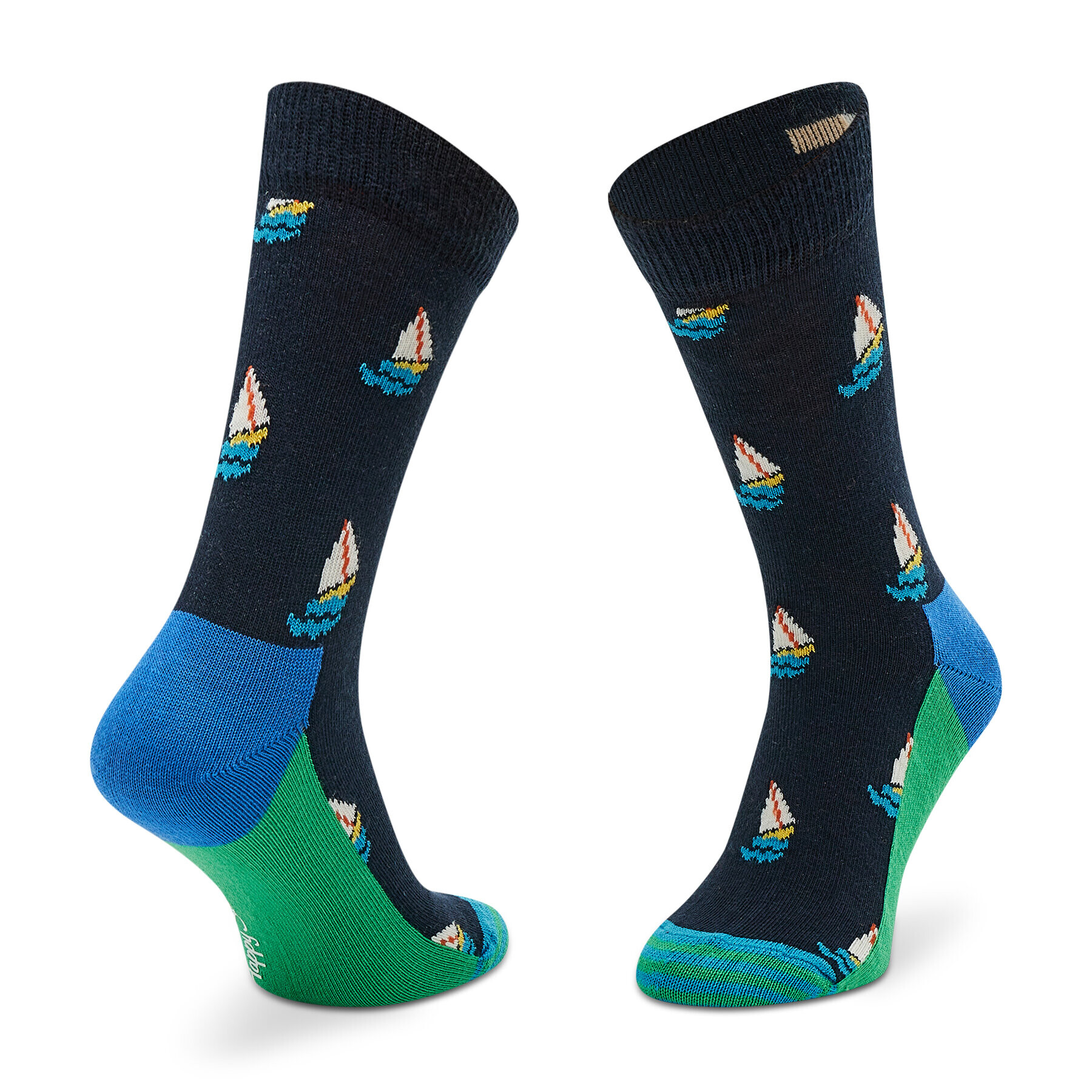 Happy Socks Чорапи дълги детски KSAI01-6500 Тъмносин - Pepit.bg