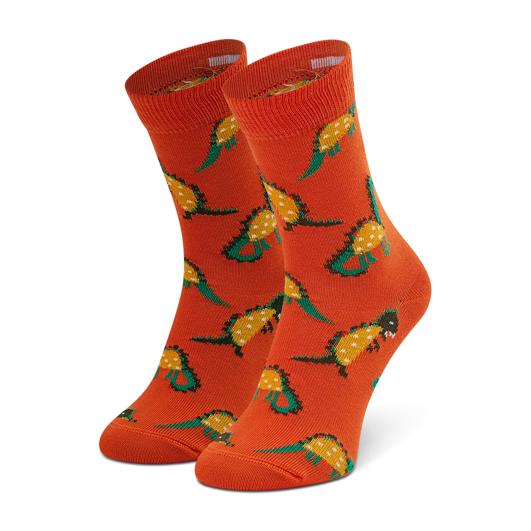 Happy Socks Чорапи дълги детски KTAS01-2900 Оранжев - Pepit.bg