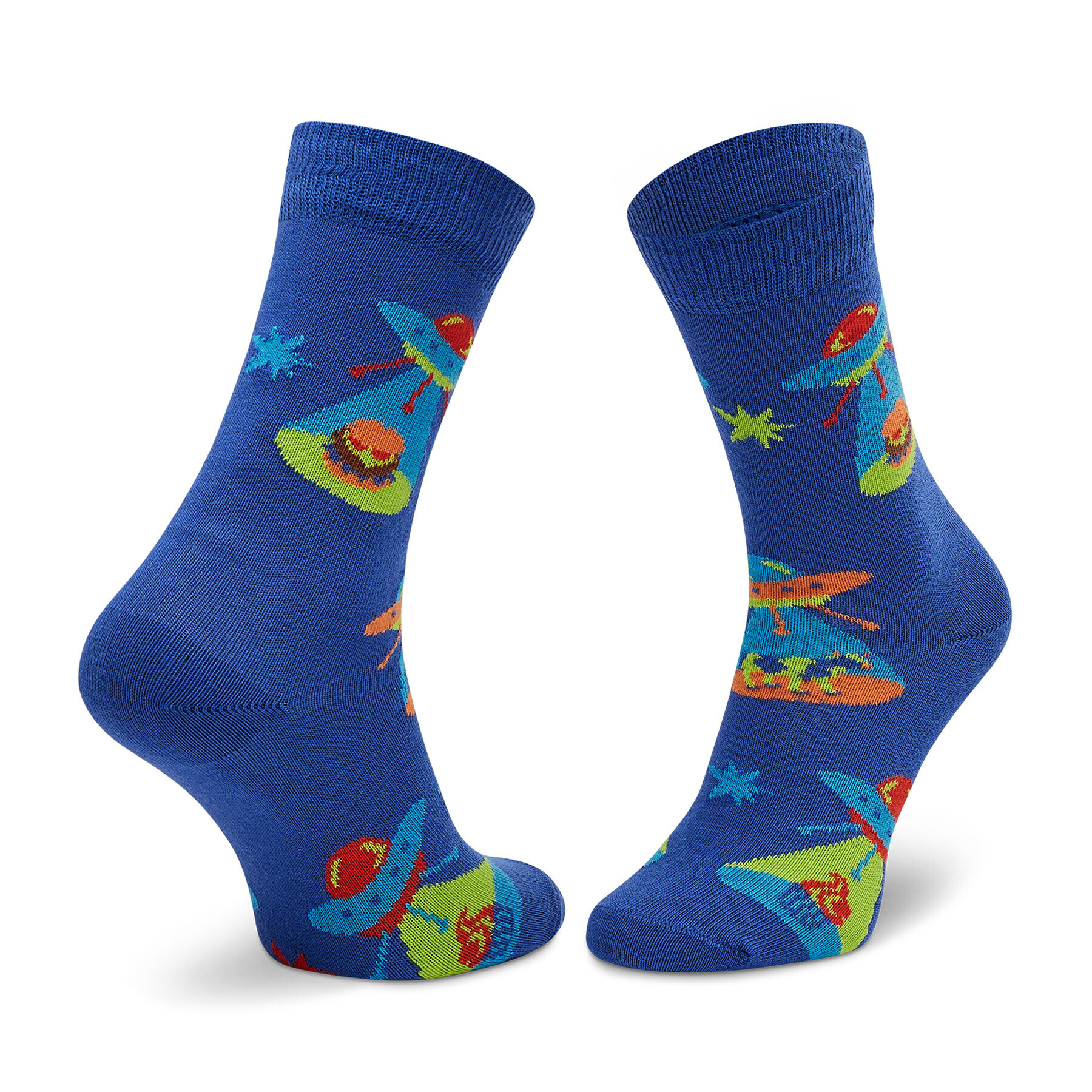 Happy Socks Чорапи дълги детски KUFO01-6300 Син - Pepit.bg