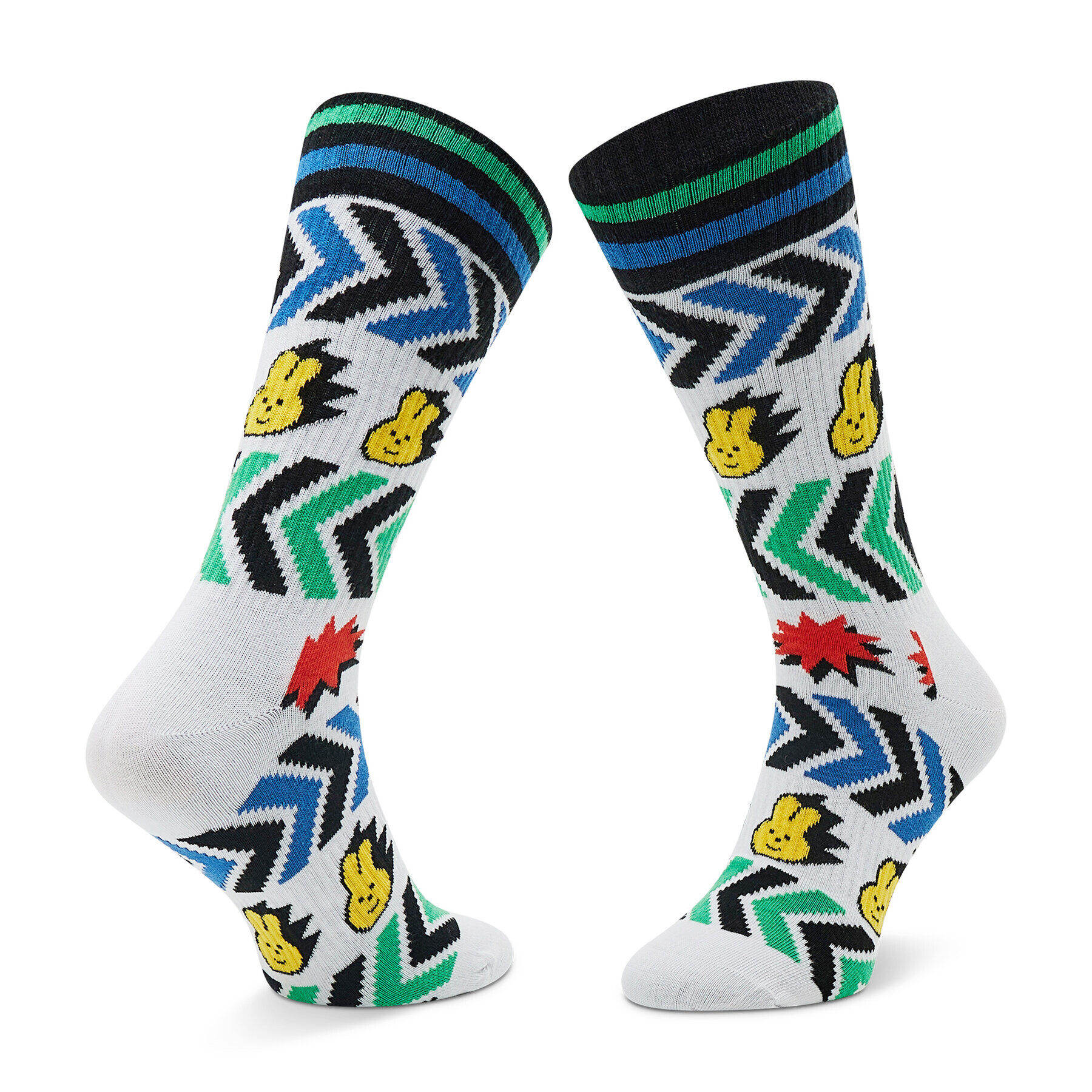 Happy Socks Чорапи дълги мъжки ATSPE29-1300 Бял - Pepit.bg