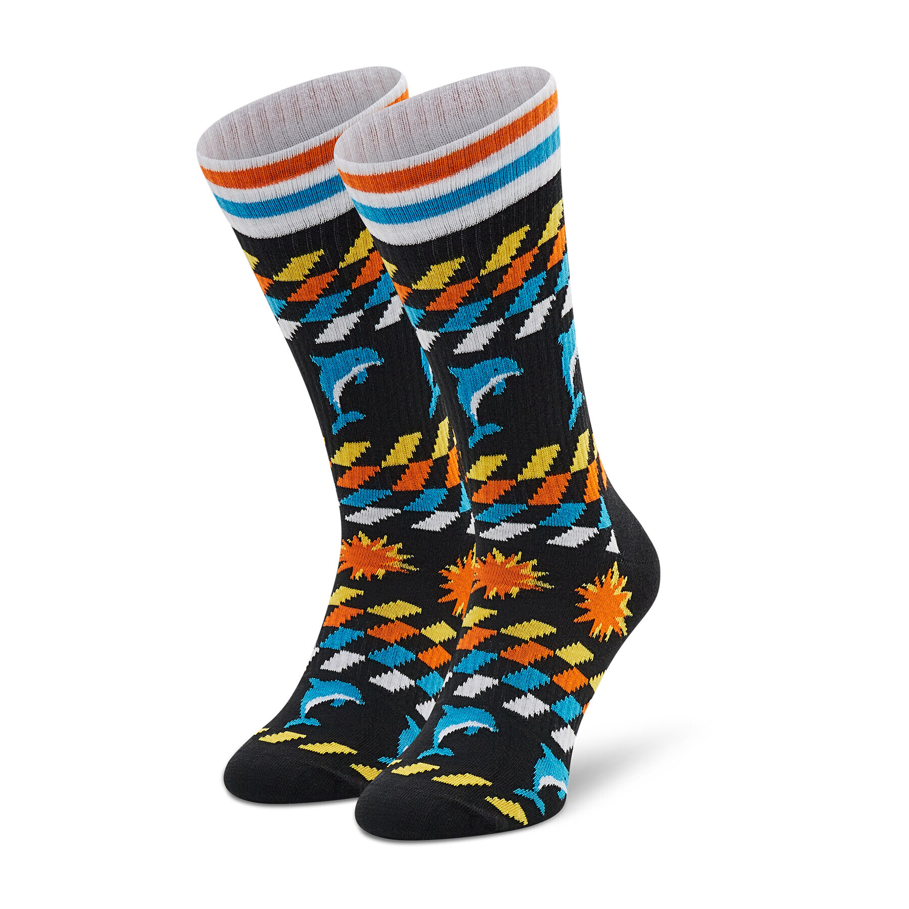 Happy Socks Чорапи дълги мъжки ATSPE29-9300 Черен - Pepit.bg