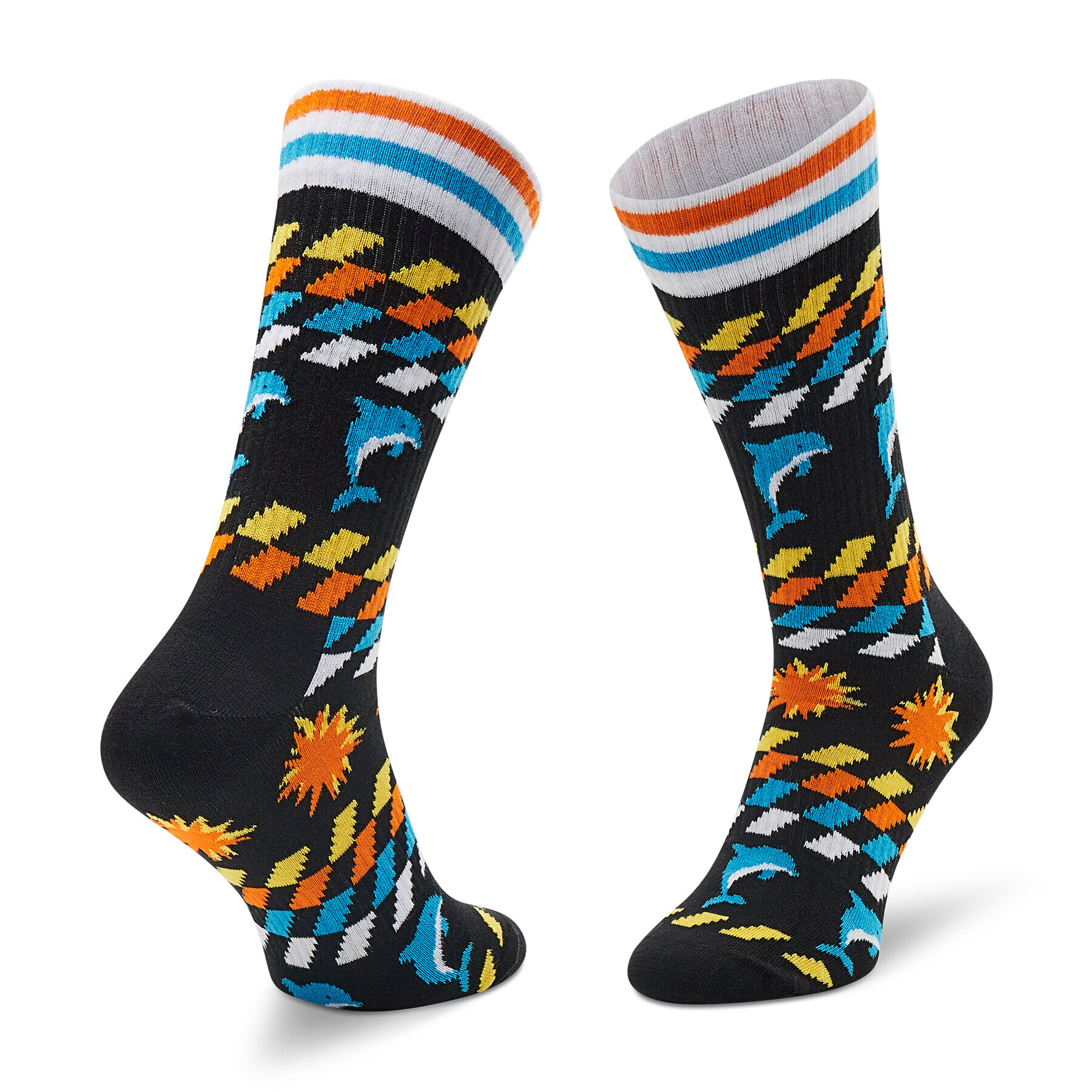 Happy Socks Чорапи дълги мъжки ATSPE29-9300 Черен - Pepit.bg