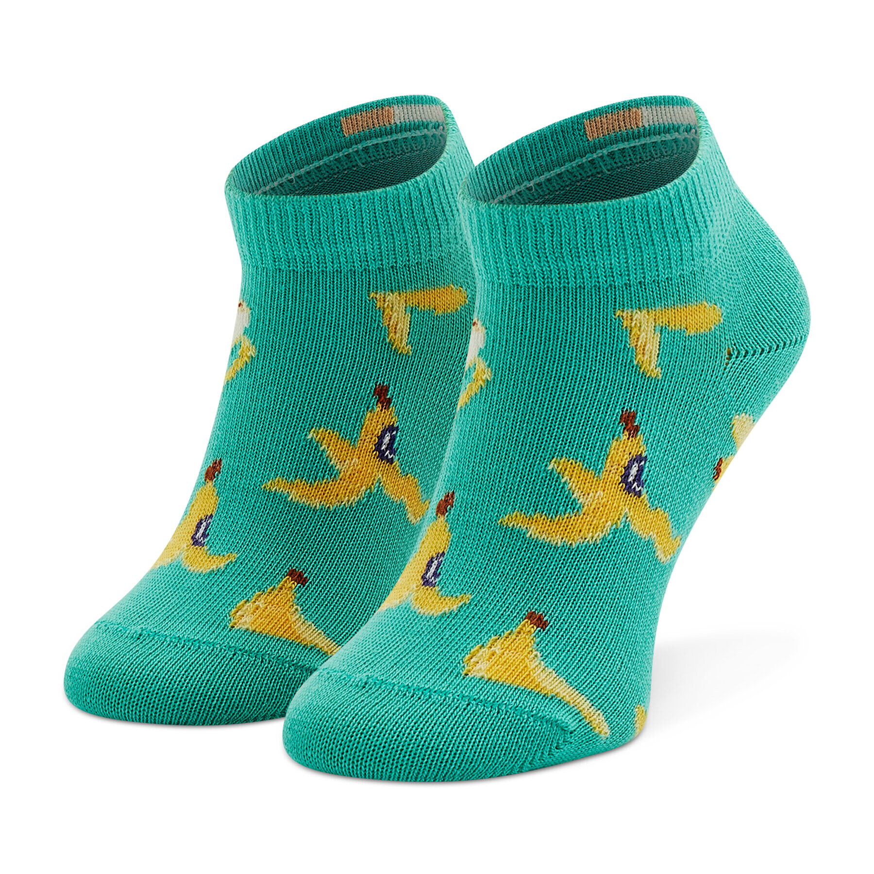 Happy Socks Чорапи къси детски KBBS05-7000 Зелен - Pepit.bg