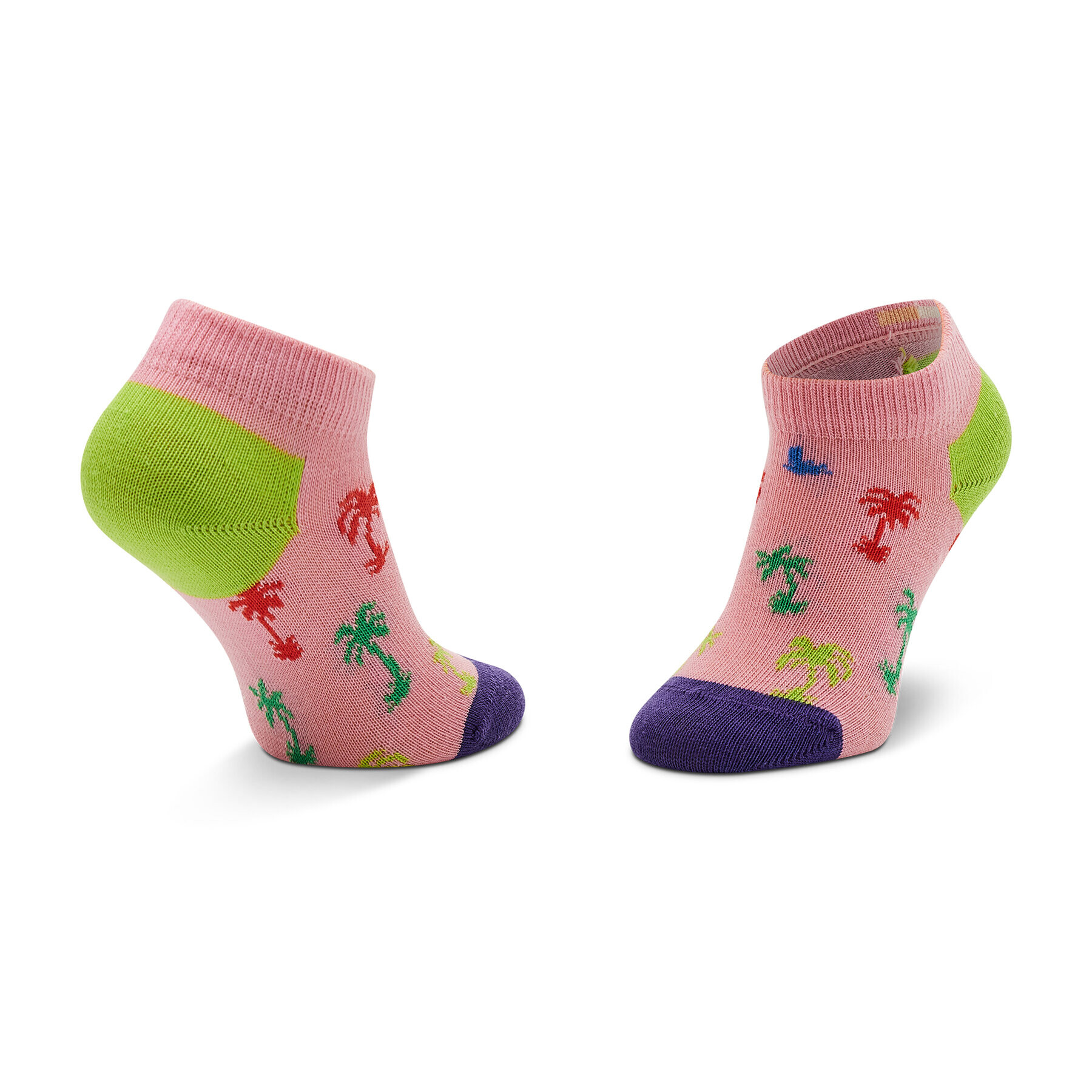 Happy Socks Чорапи къси детски KPLM05-3300 Розов - Pepit.bg