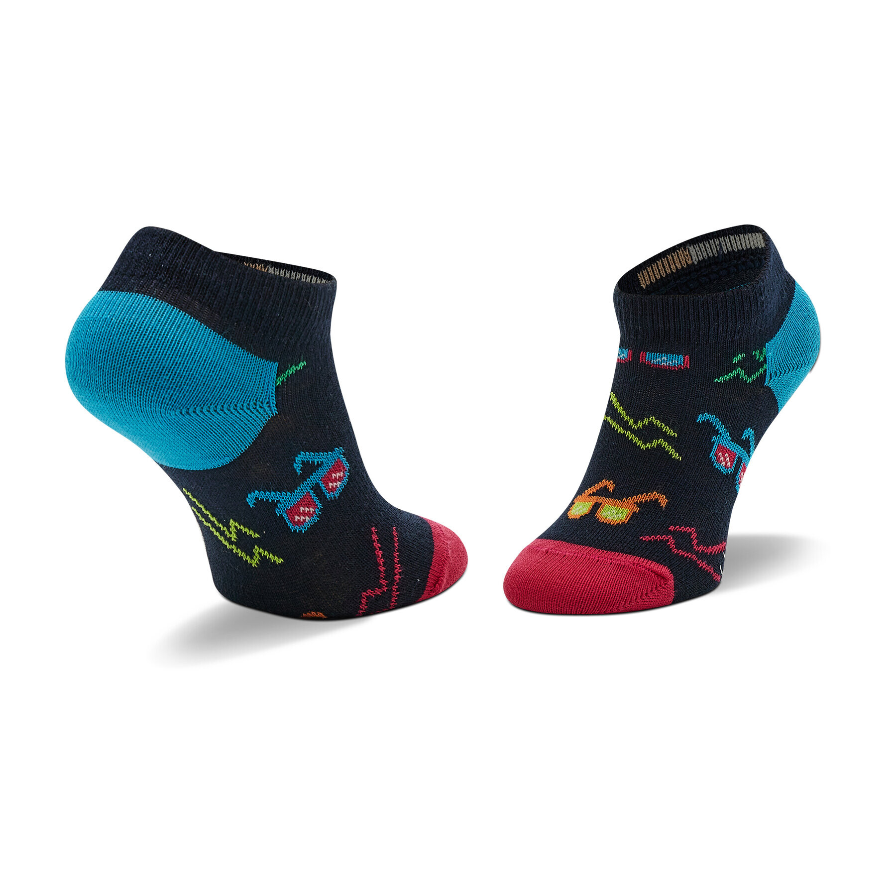 Happy Socks Чорапи къси детски KSND05-6500 Тъмносин - Pepit.bg