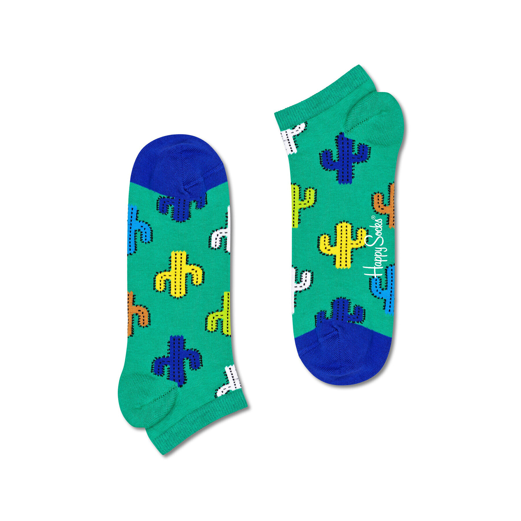 Happy Socks Чорапи къси унисекс CCT05-7303 Зелен - Pepit.bg