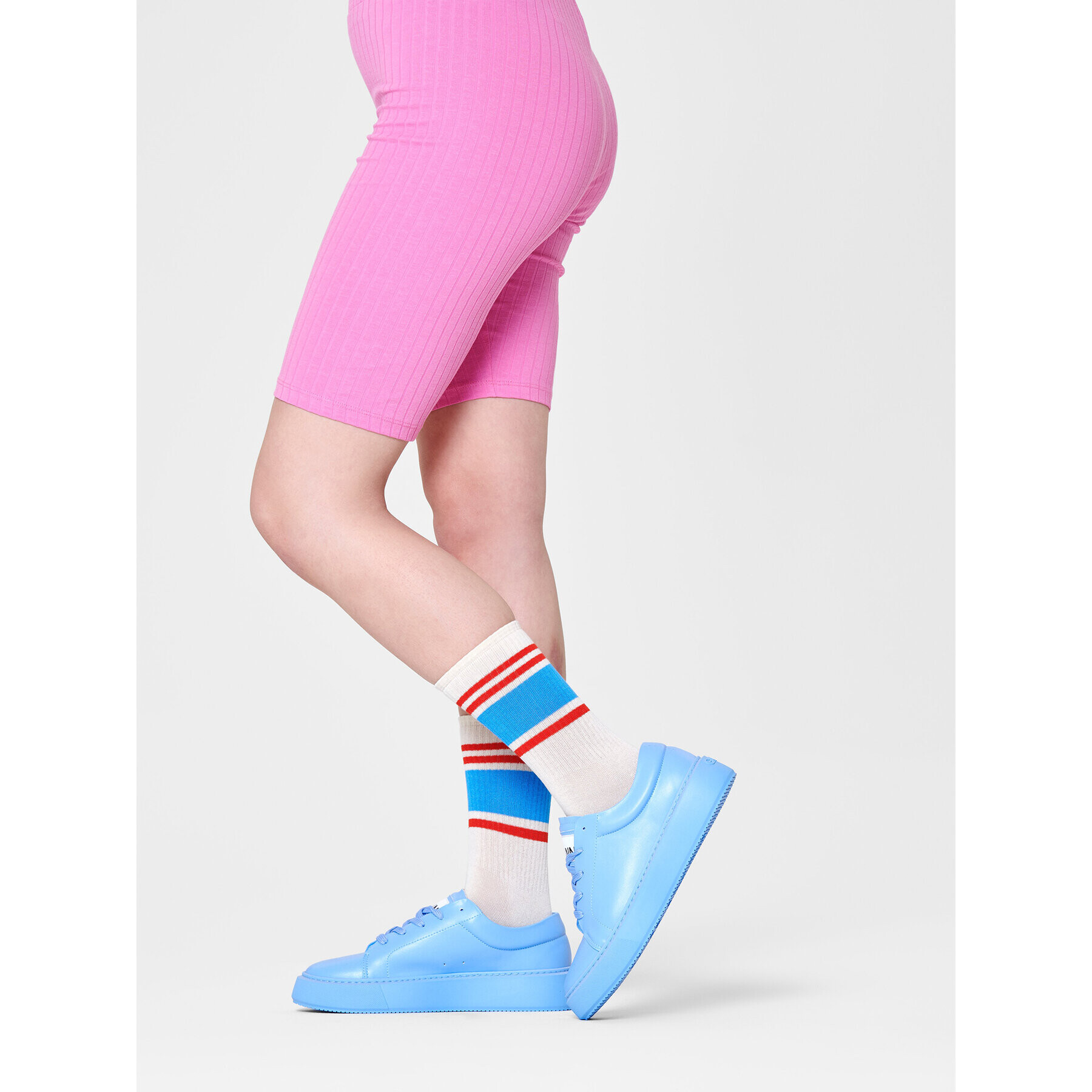 Happy Socks Дълги чорапи unisex ATBST14-1700 Бежов - Pepit.bg