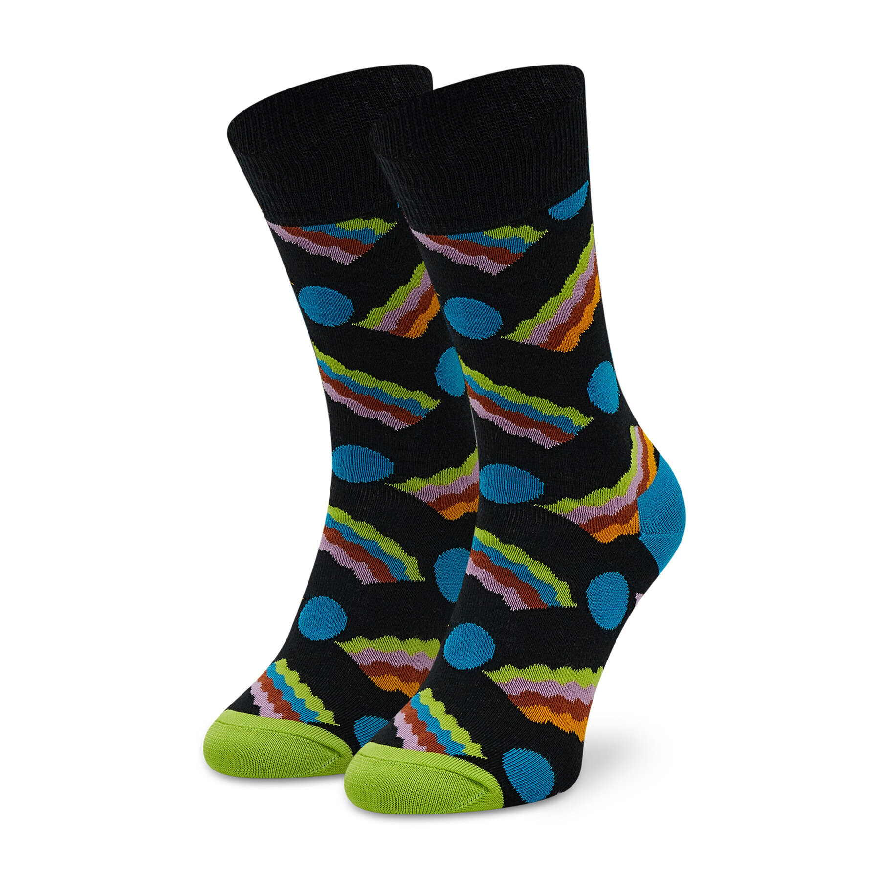 Happy Socks Дълги чорапи unisex BAC01-9300 Черен - Pepit.bg