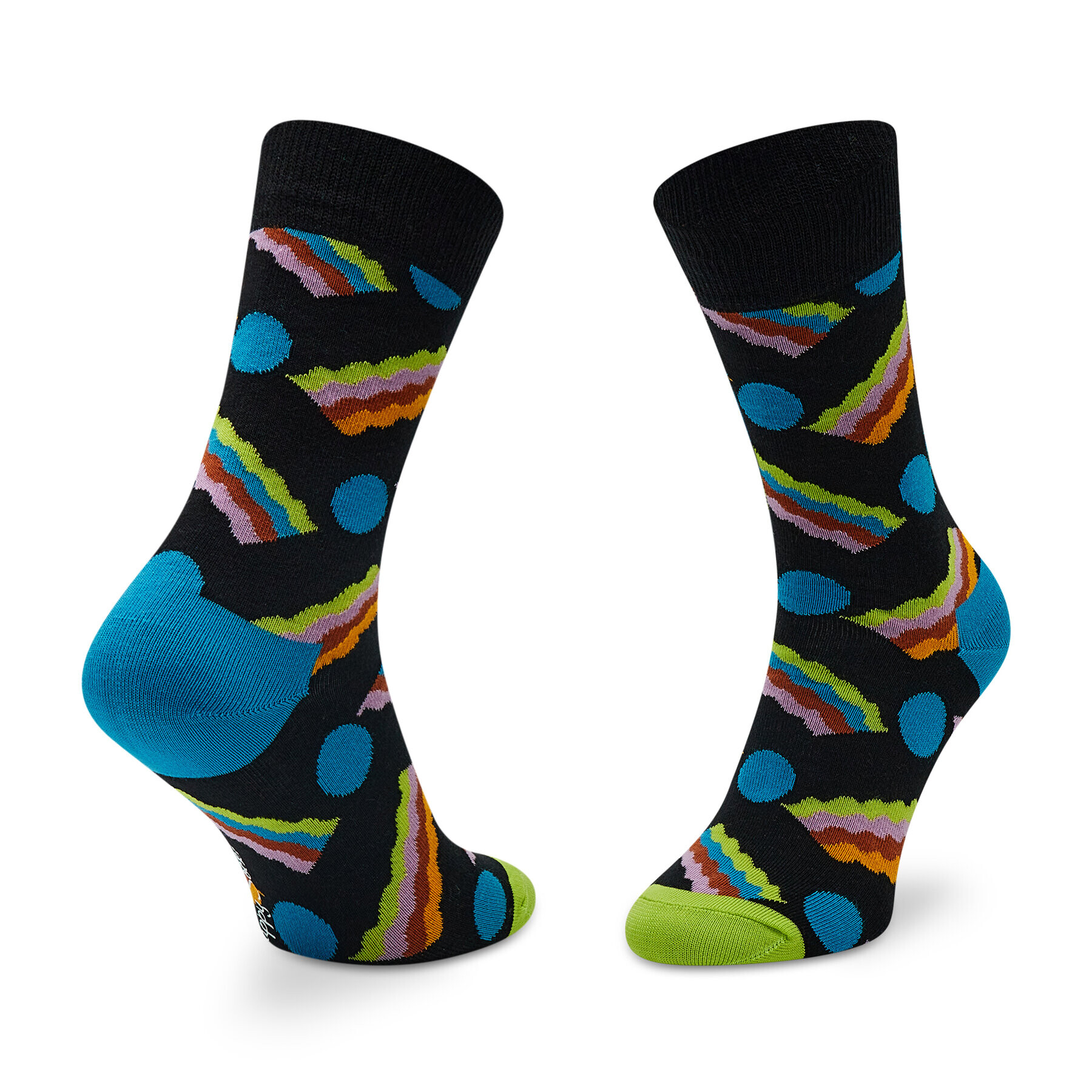 Happy Socks Дълги чорапи unisex BAC01-9300 Черен - Pepit.bg