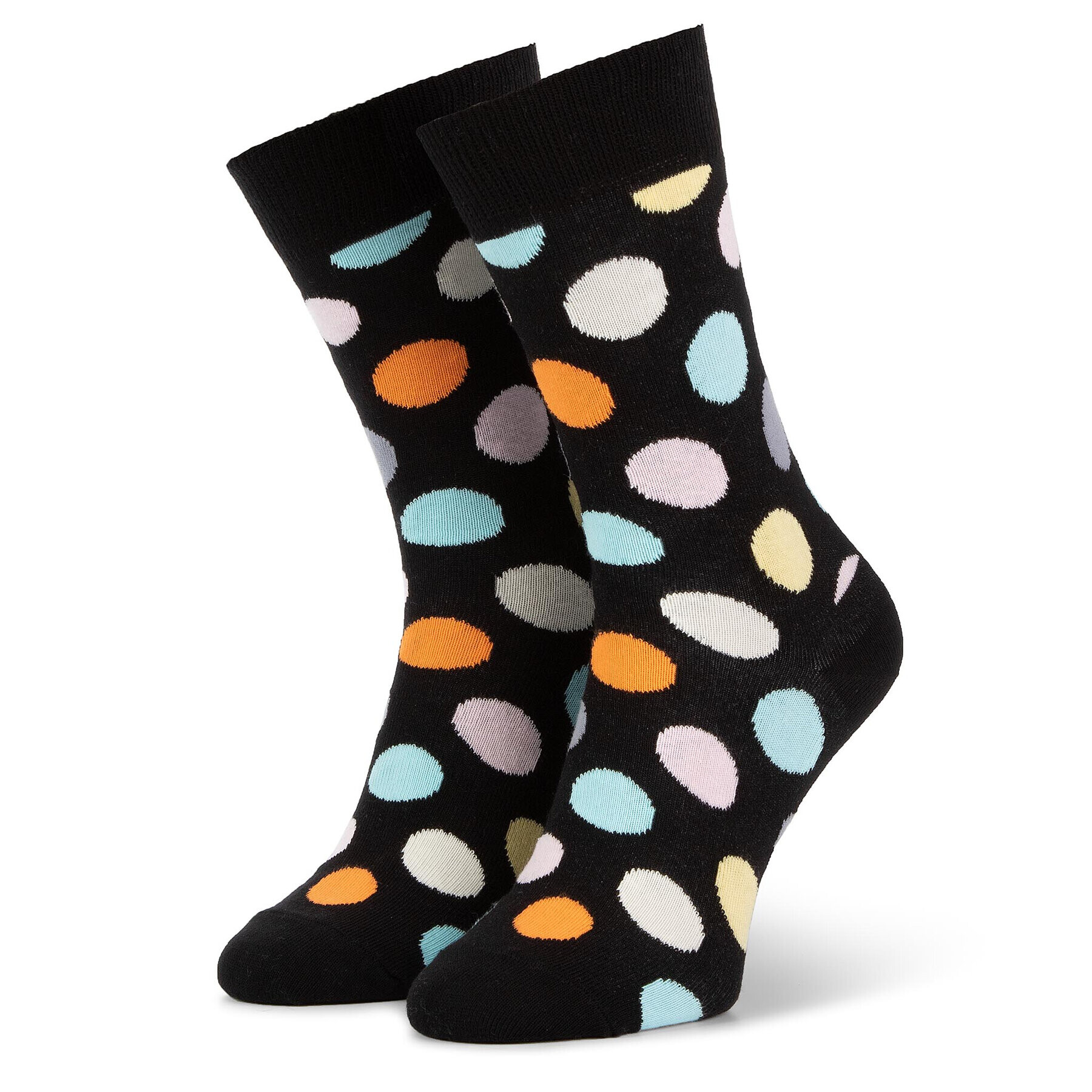 Happy Socks Дълги чорапи unisex BD01-099 Черен - Pepit.bg