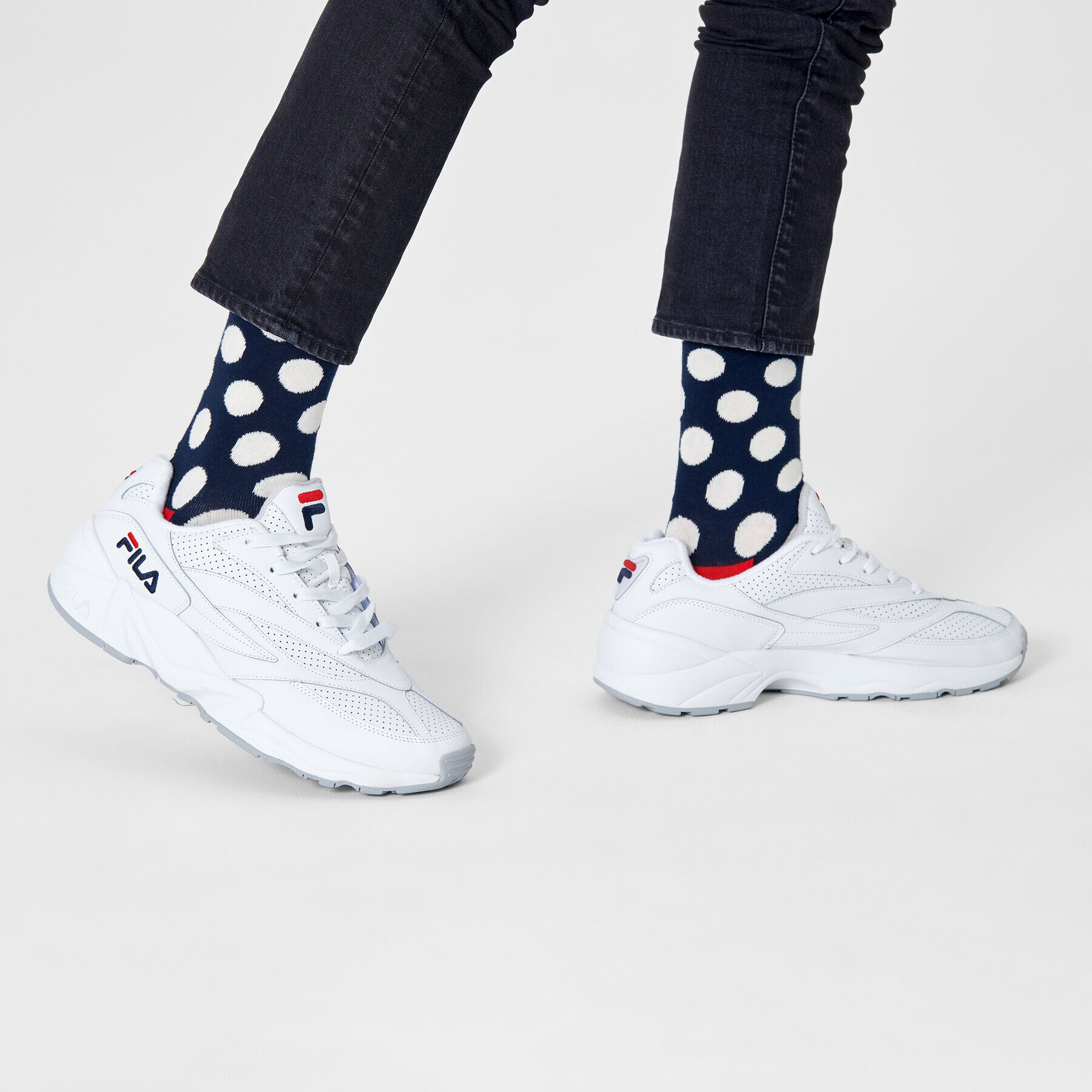 Happy Socks Дълги чорапи unisex BD01-608 Тъмносин - Pepit.bg