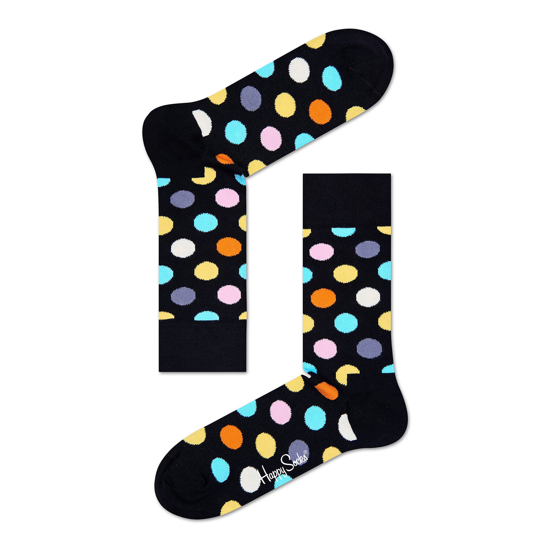 Happy Socks Дълги чорапи unisex BDO01-9350 Черен - Pepit.bg