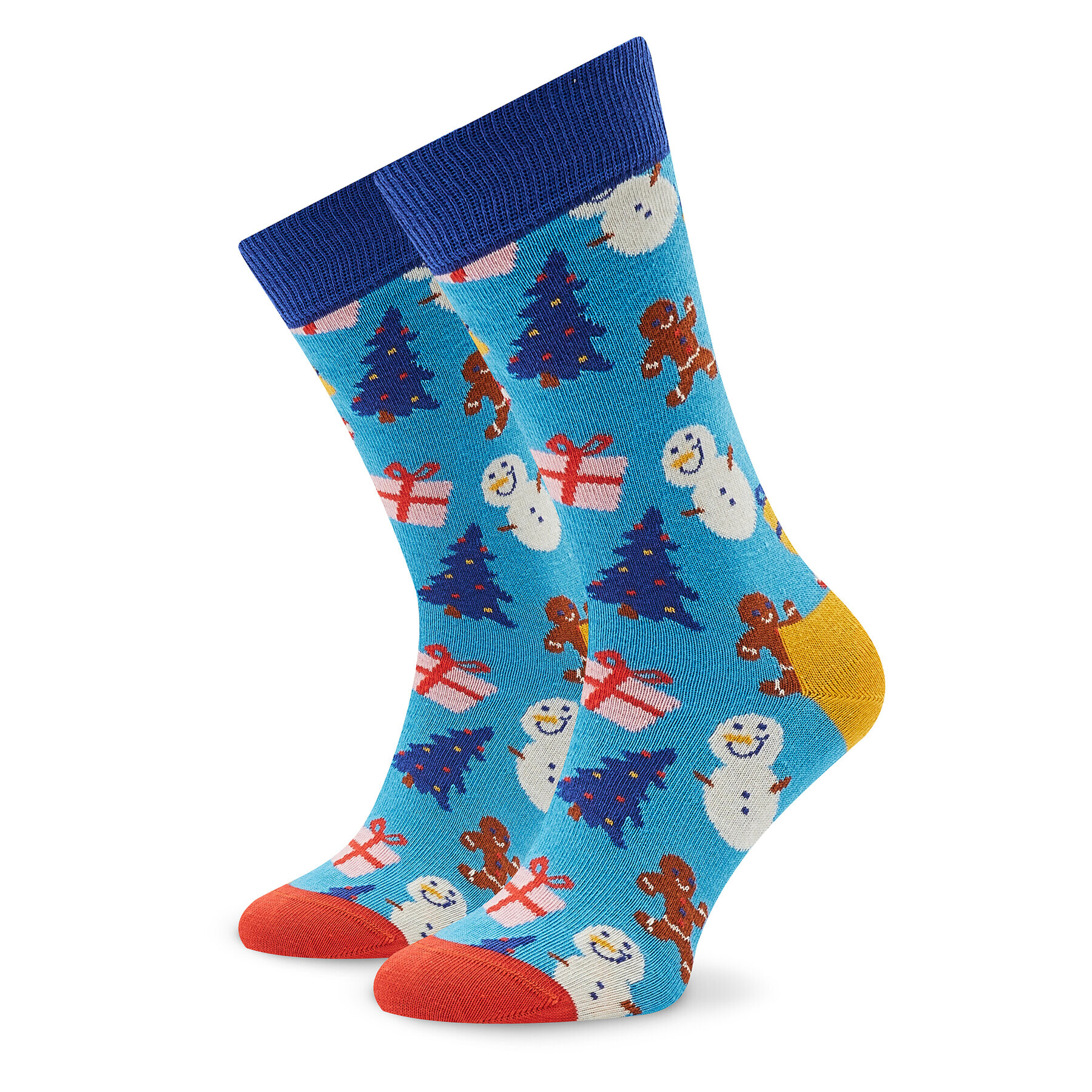 Happy Socks Дълги чорапи unisex BIO01-6300 Цветен - Pepit.bg