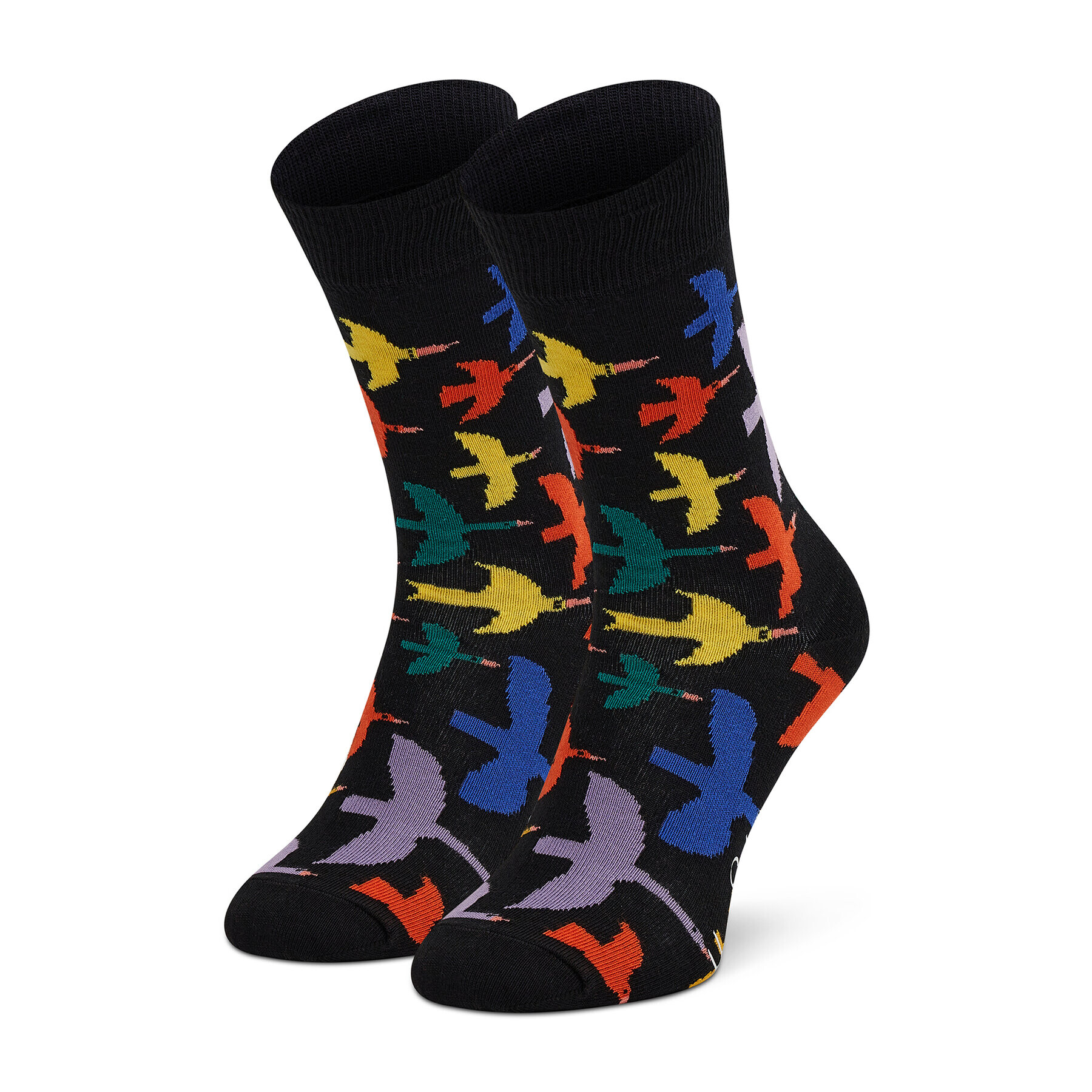 Happy Socks Дълги чорапи unisex BIW01-9300 Черен - Pepit.bg