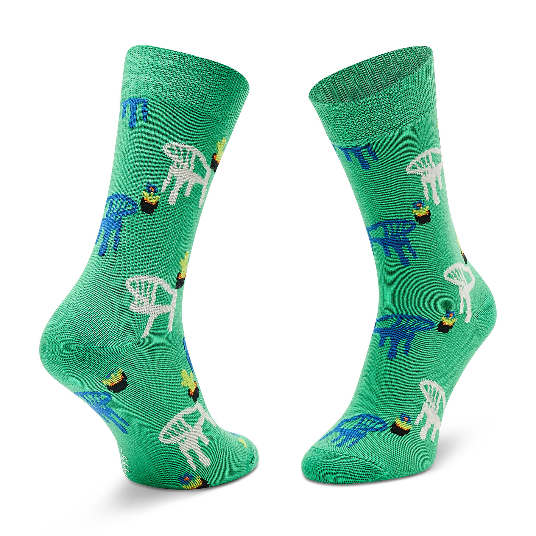 Happy Socks Дълги чорапи unisex -BLC01 Зелен - Pepit.bg