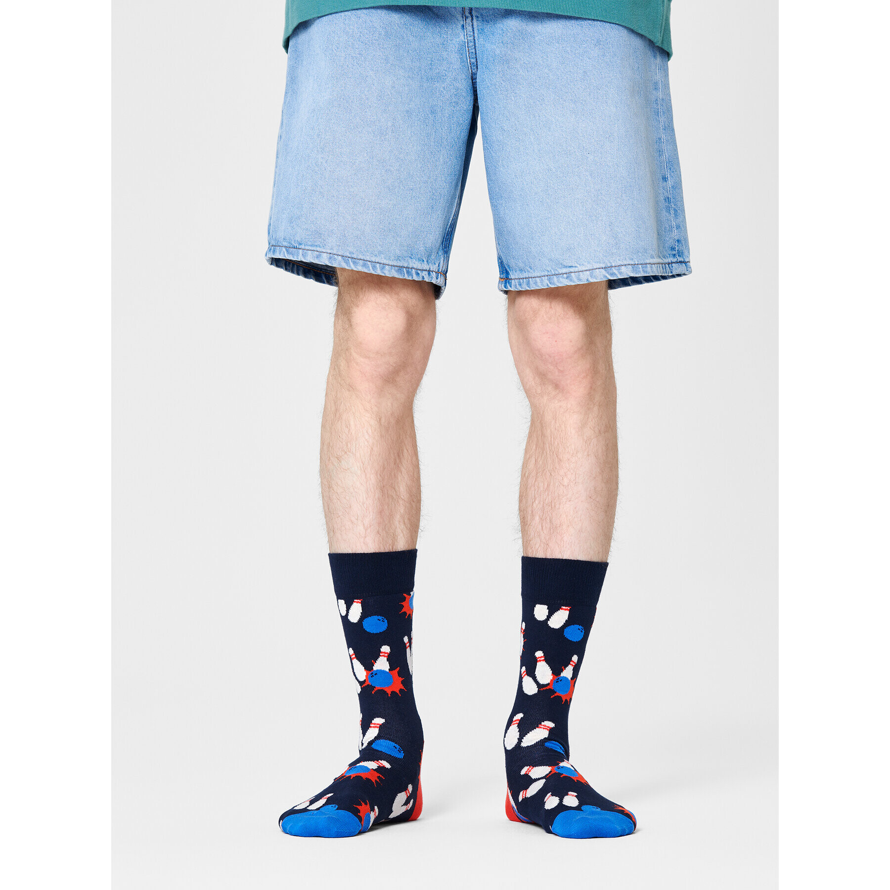 Happy Socks Дълги чорапи unisex BOL01-6500 Тъмносин - Pepit.bg