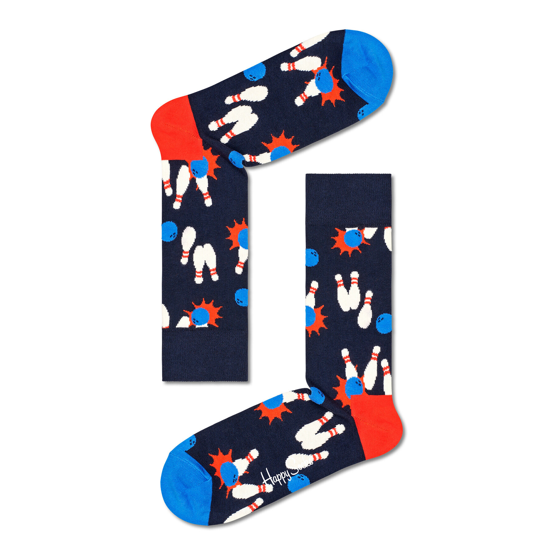 Happy Socks Дълги чорапи unisex BOL01-6500 Тъмносин - Pepit.bg