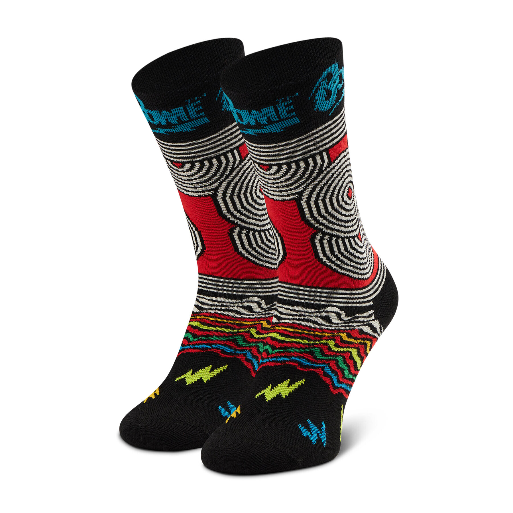 Happy Socks Дълги чорапи unisex BOW01-9301 Черен - Pepit.bg